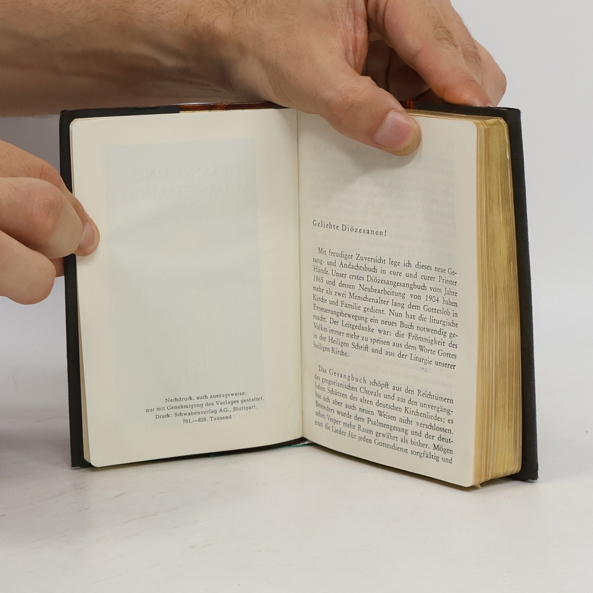 Bischof Dr. Carl Joseph Leiprecht Gesang- und Andachtsbuch für das Bistum Rottenburg