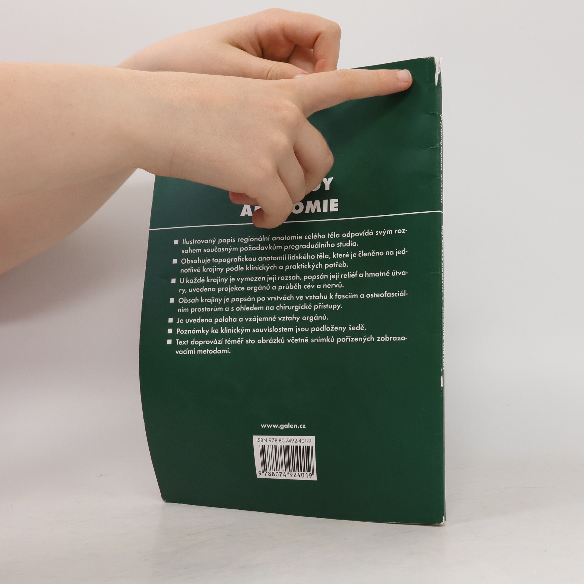 Miloš Grim Základy anatomie. 5., Anatomie krajin těla