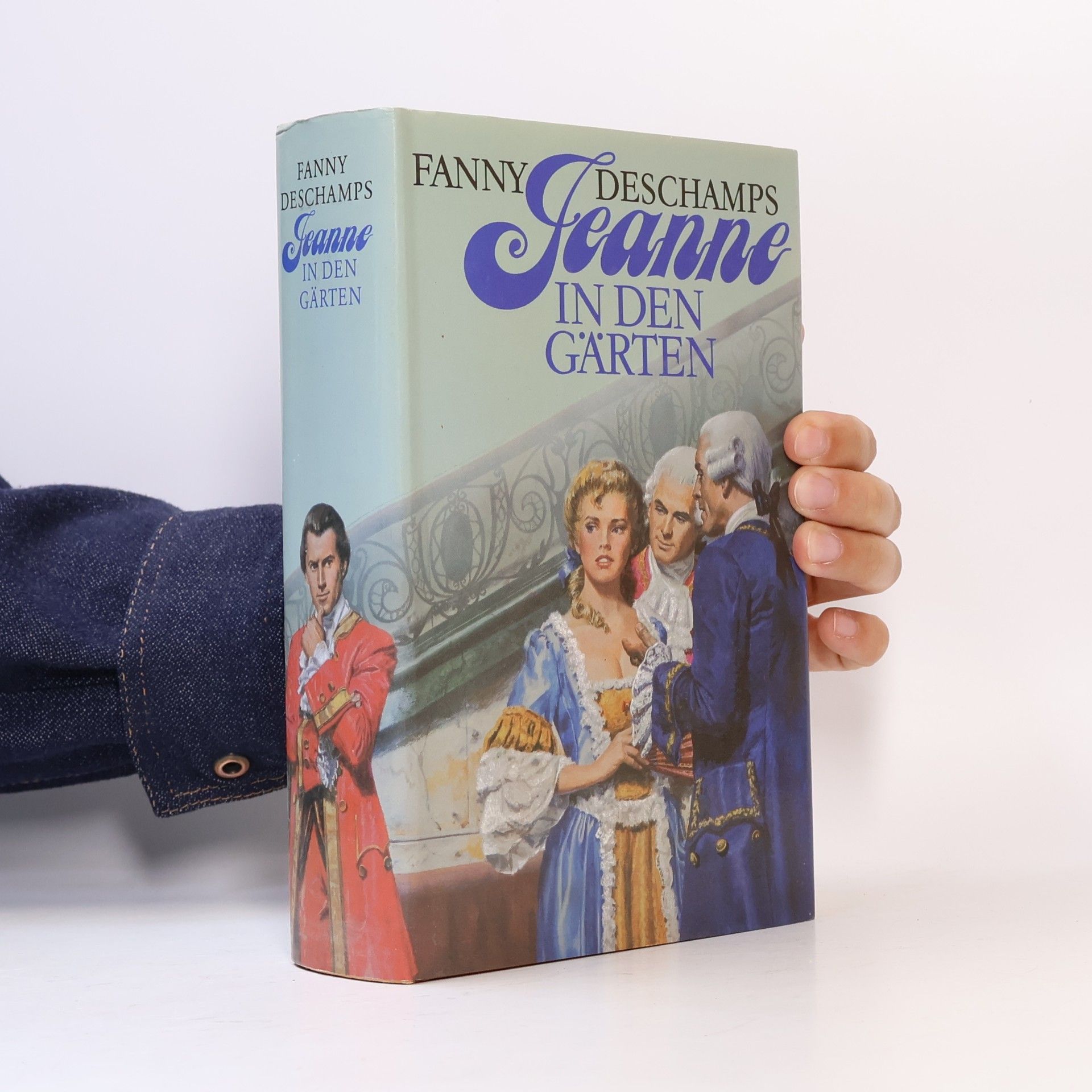 Fanny Deschamps Jeanne in den Gärten