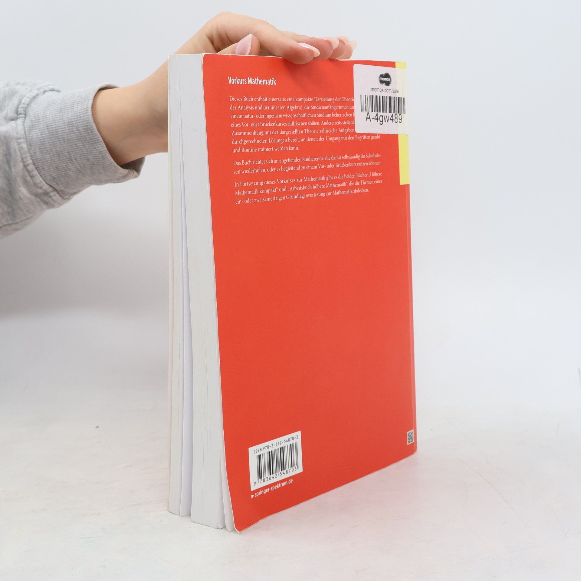 Georg Hoever Vorkurs Mathematik