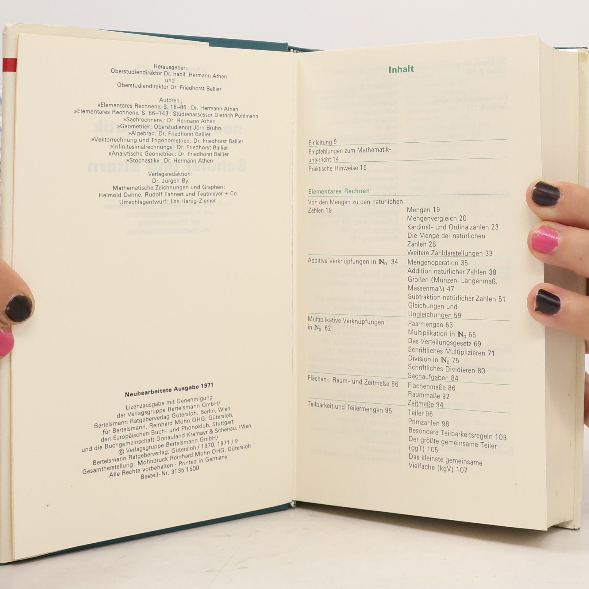 Autorenkollektiv Die neue Mathematik für Schüler+Eltern