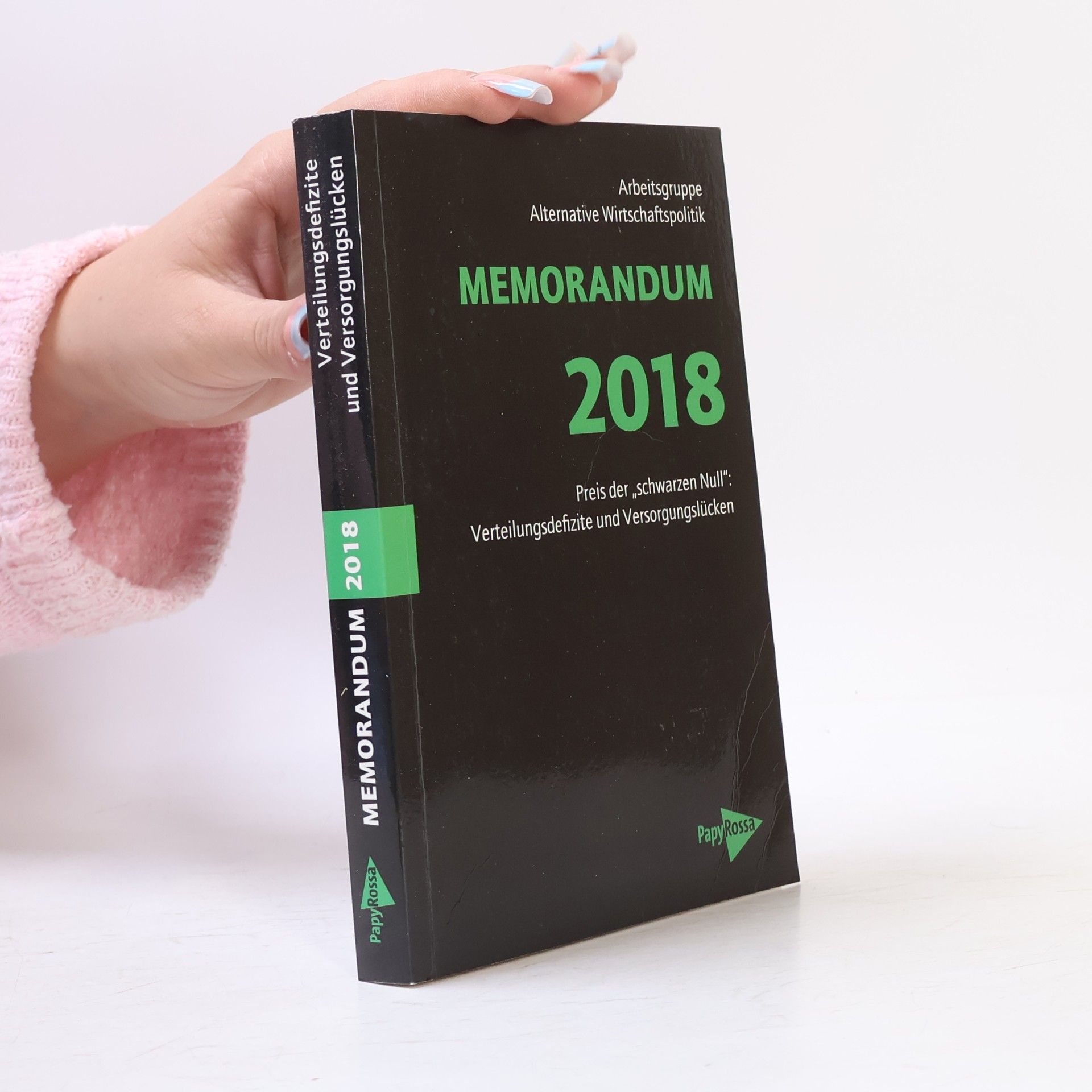 Arbeitsgruppe Alternative Wirtschaftspolitik Memorandum 2018