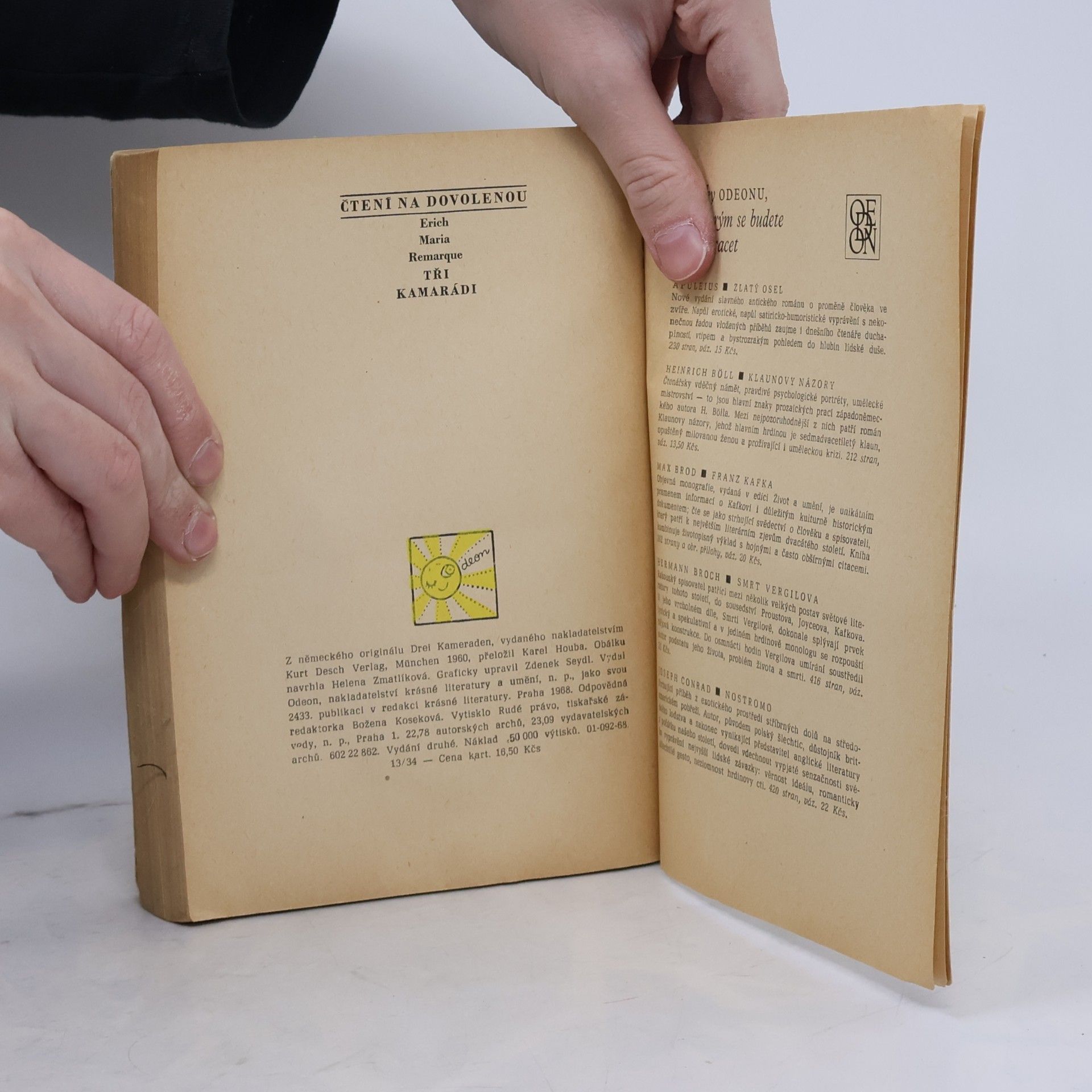 Erich Maria Remarque Tři kamarádi