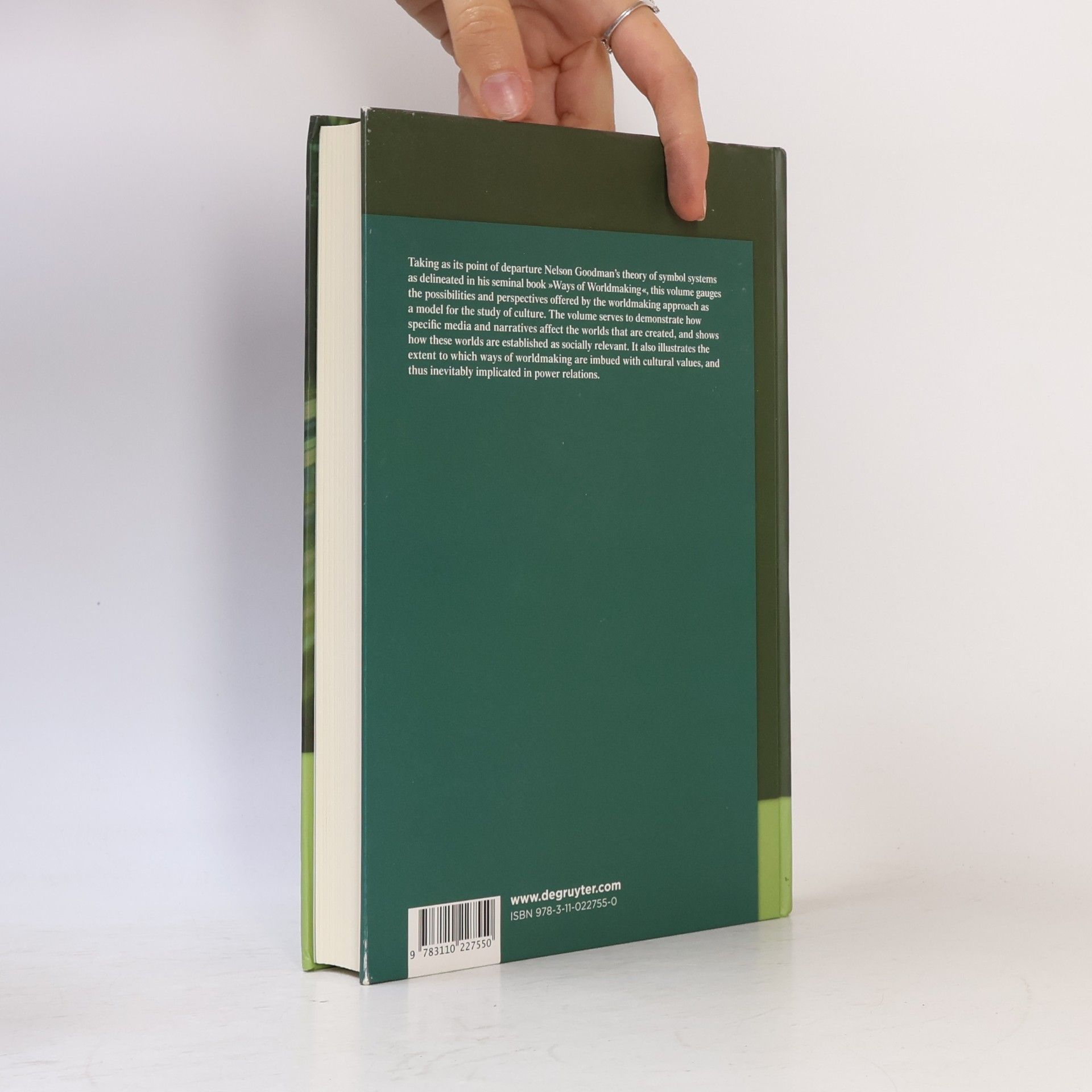 Vera Nünning Cultural Ways of Worldmaking