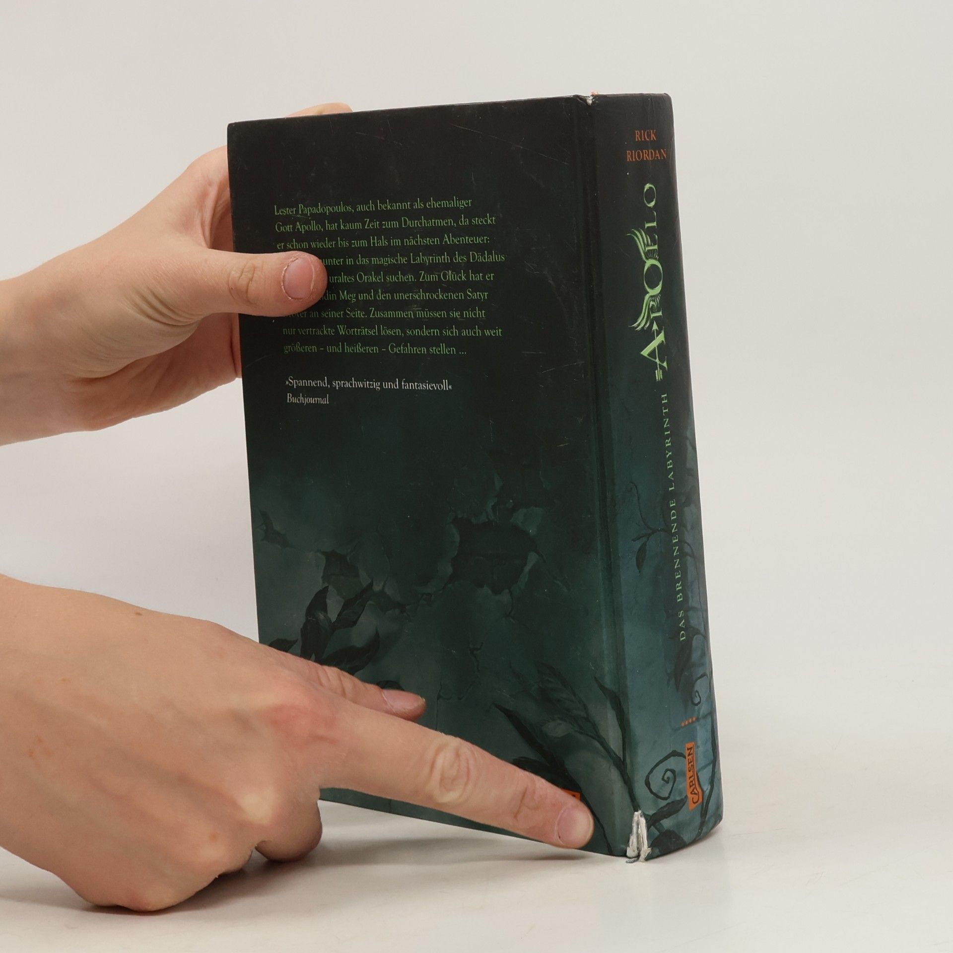 Rick Riordan Das brennende Labyrinth