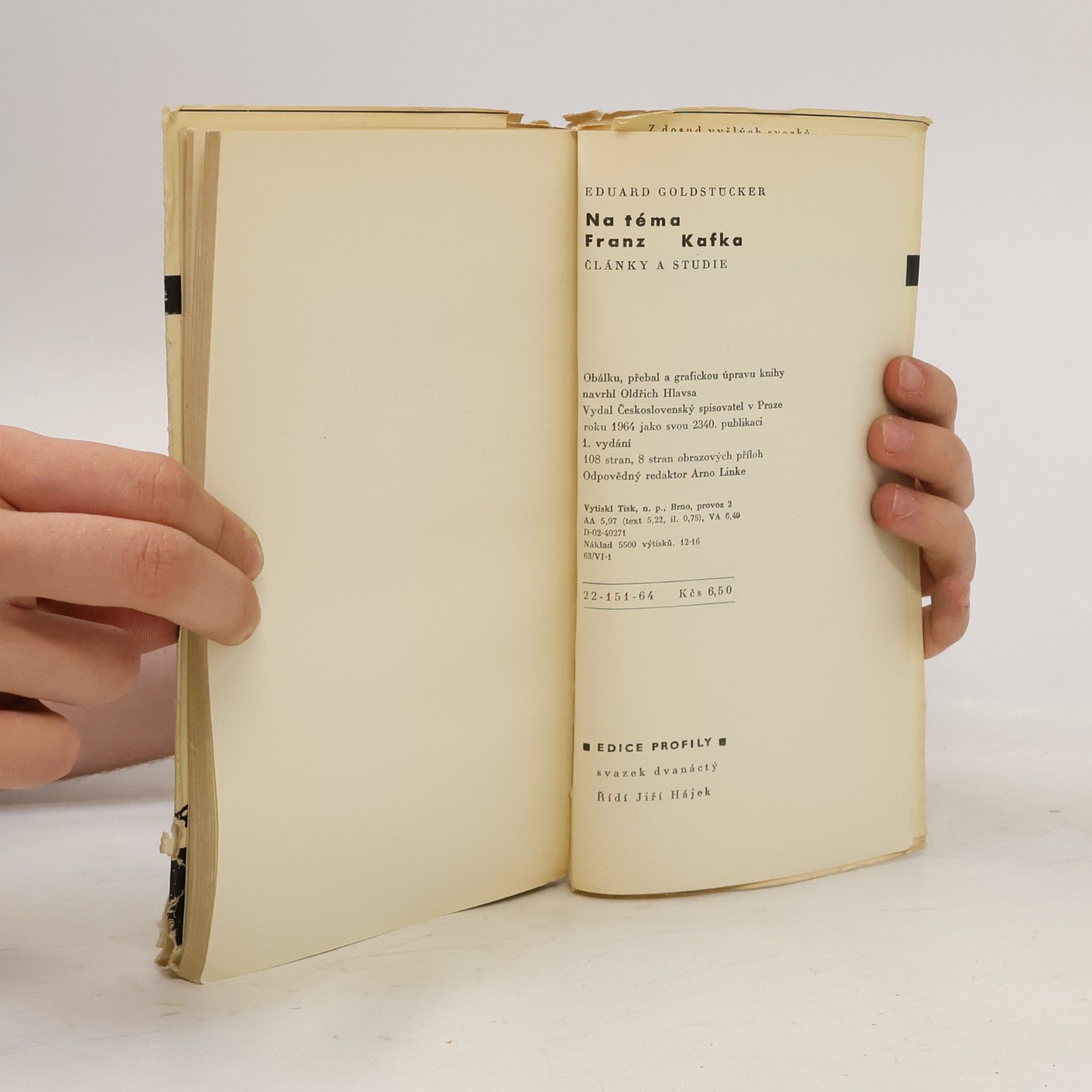 Eduard Goldstücker Na téma Franz Kafka