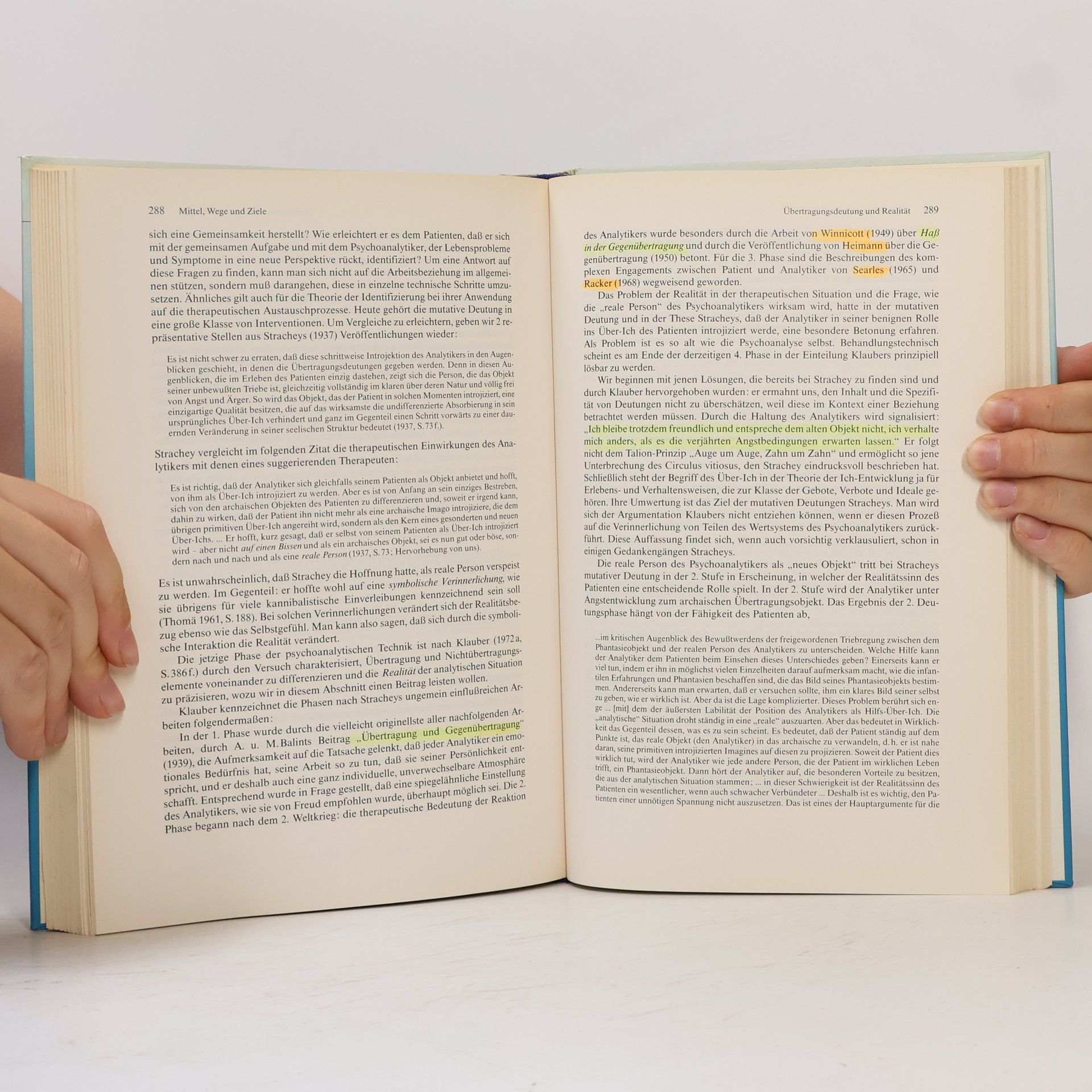 Helmut Thomä Lehrbuch der psychoanalytischen Therapie