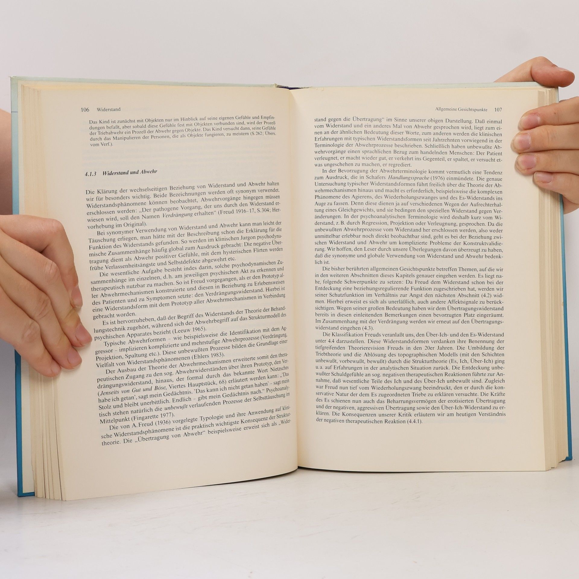 Helmut Thomä Lehrbuch der psychoanalytischen Therapie