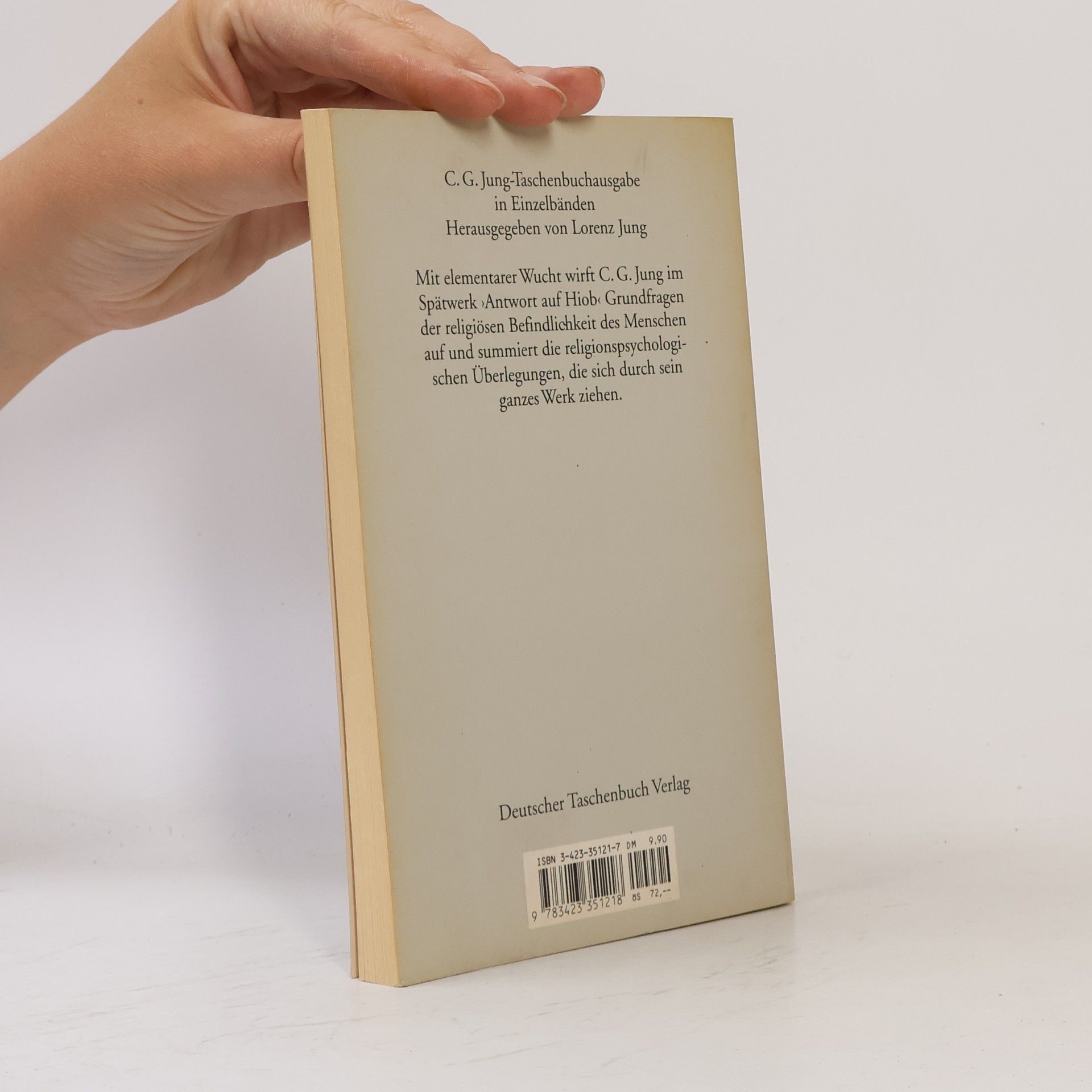 C. G. Jung Antwort auf Hiob - Taschenbuchausgabe in Einzelbänden
