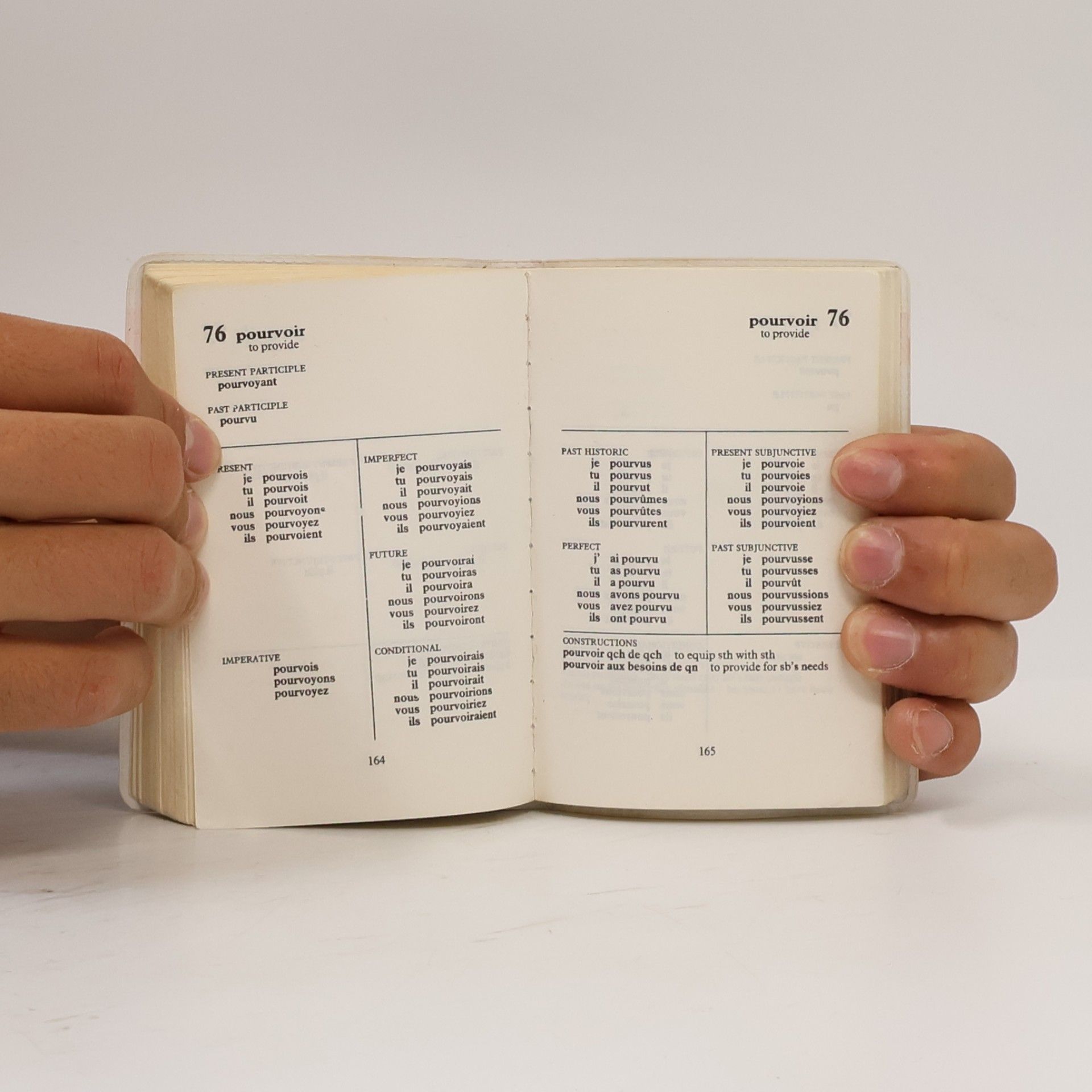 Collectif d'auteurs Collins Gem : French Verb Tables