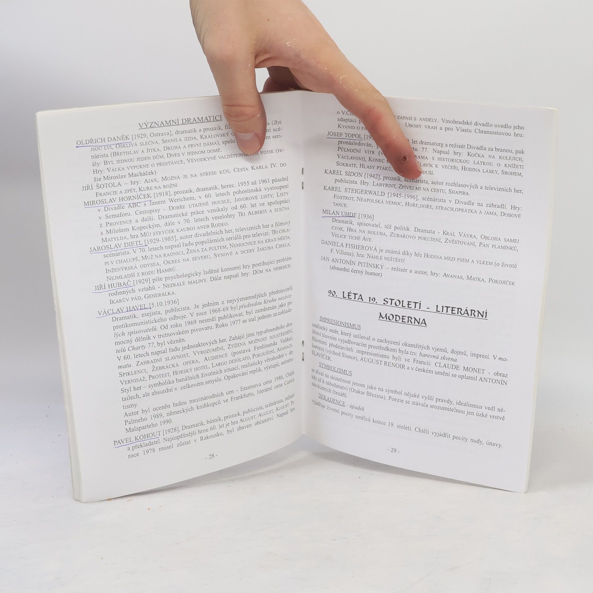 Daniela Kelišová Maturitní otázky z literatury. 28 + 1 vypracovaných otázek