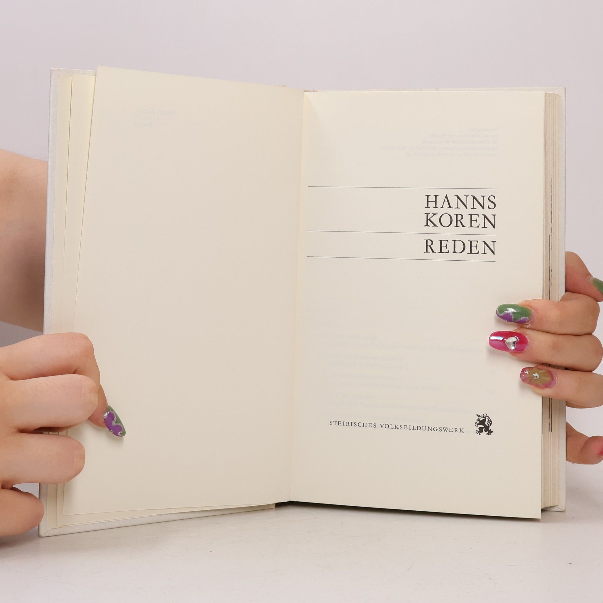 Hanns Koren Reden