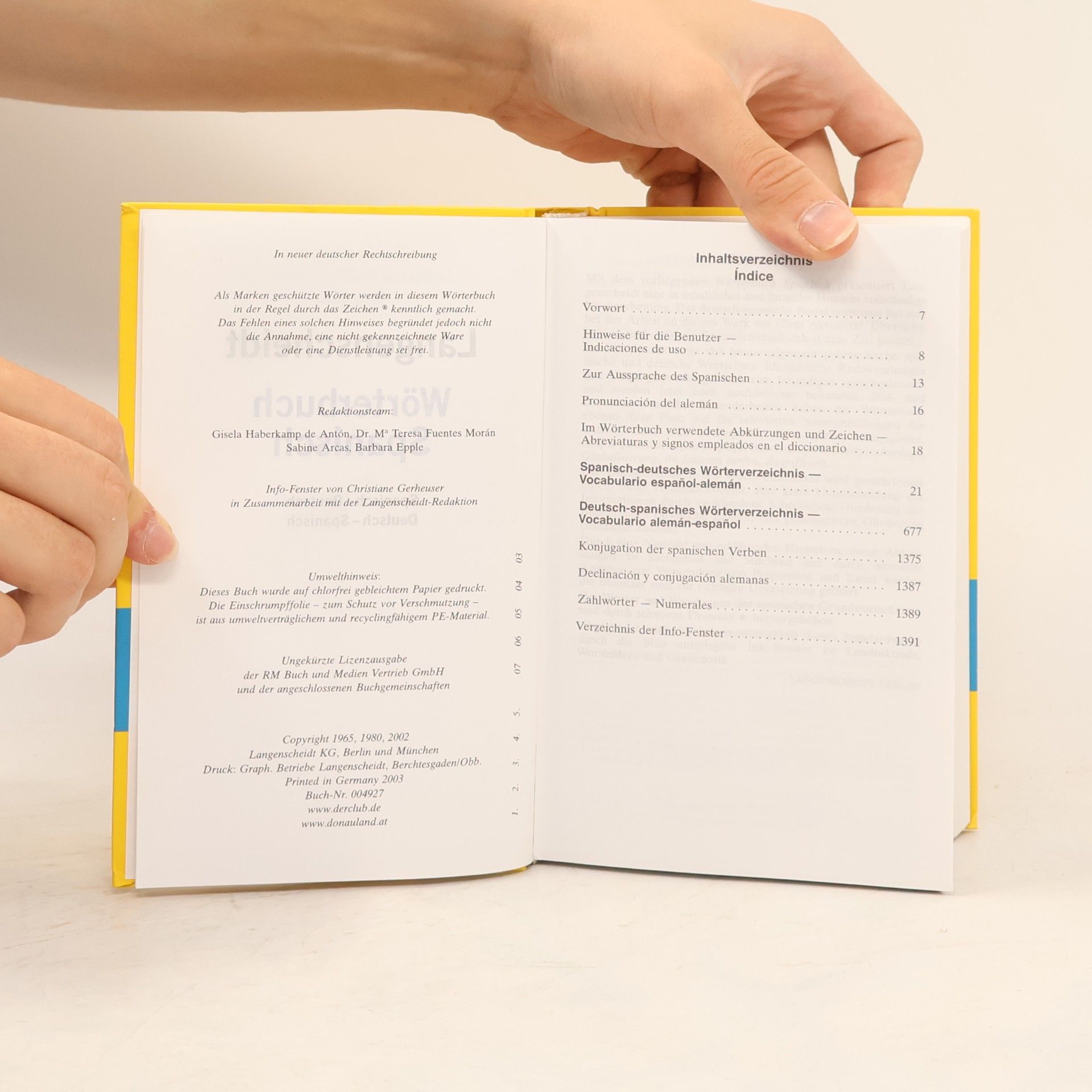 Various authors Langenscheidt Wörterbuch Spanisch