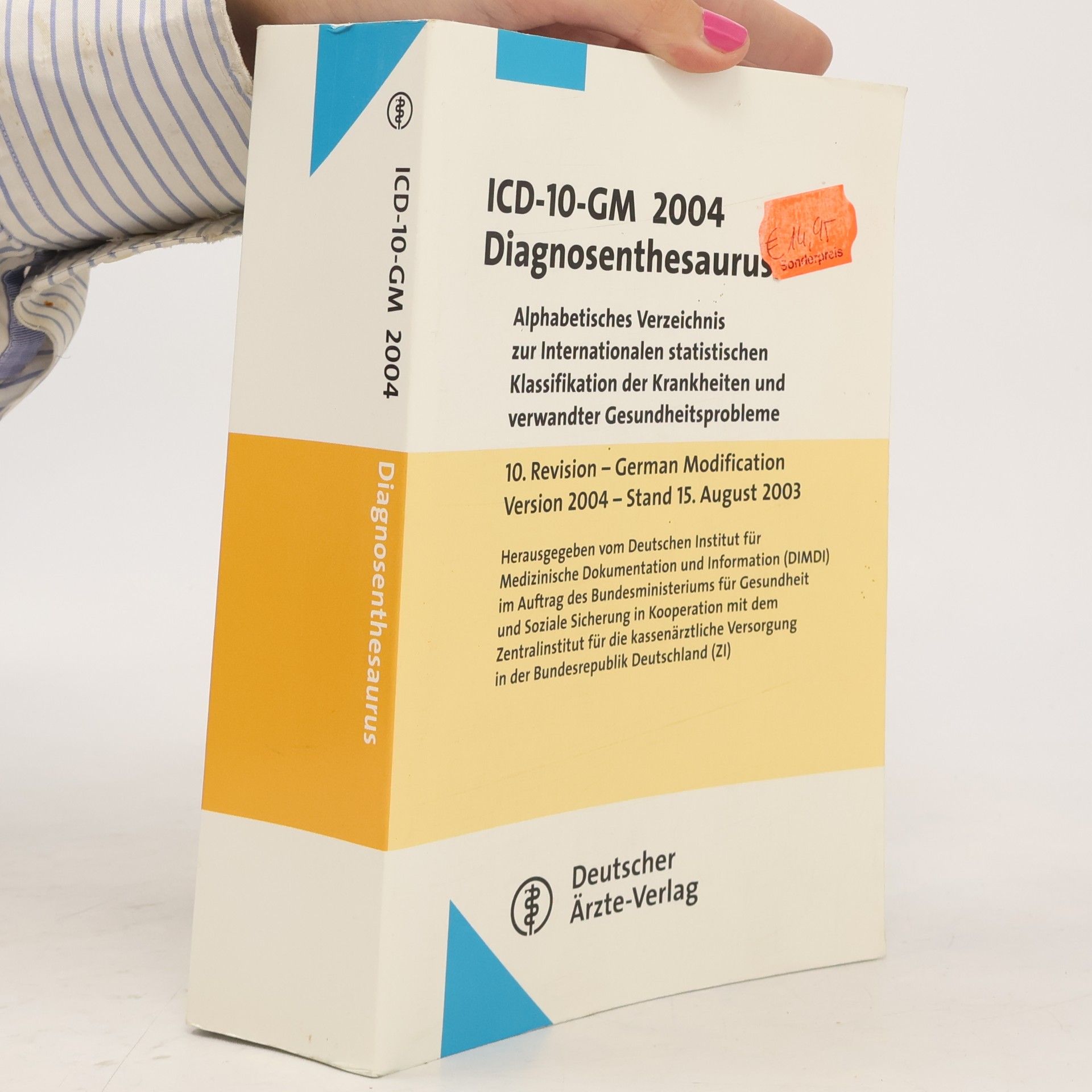 Various authors ICD-10-GM 2004 Diagnosenthesaurus
