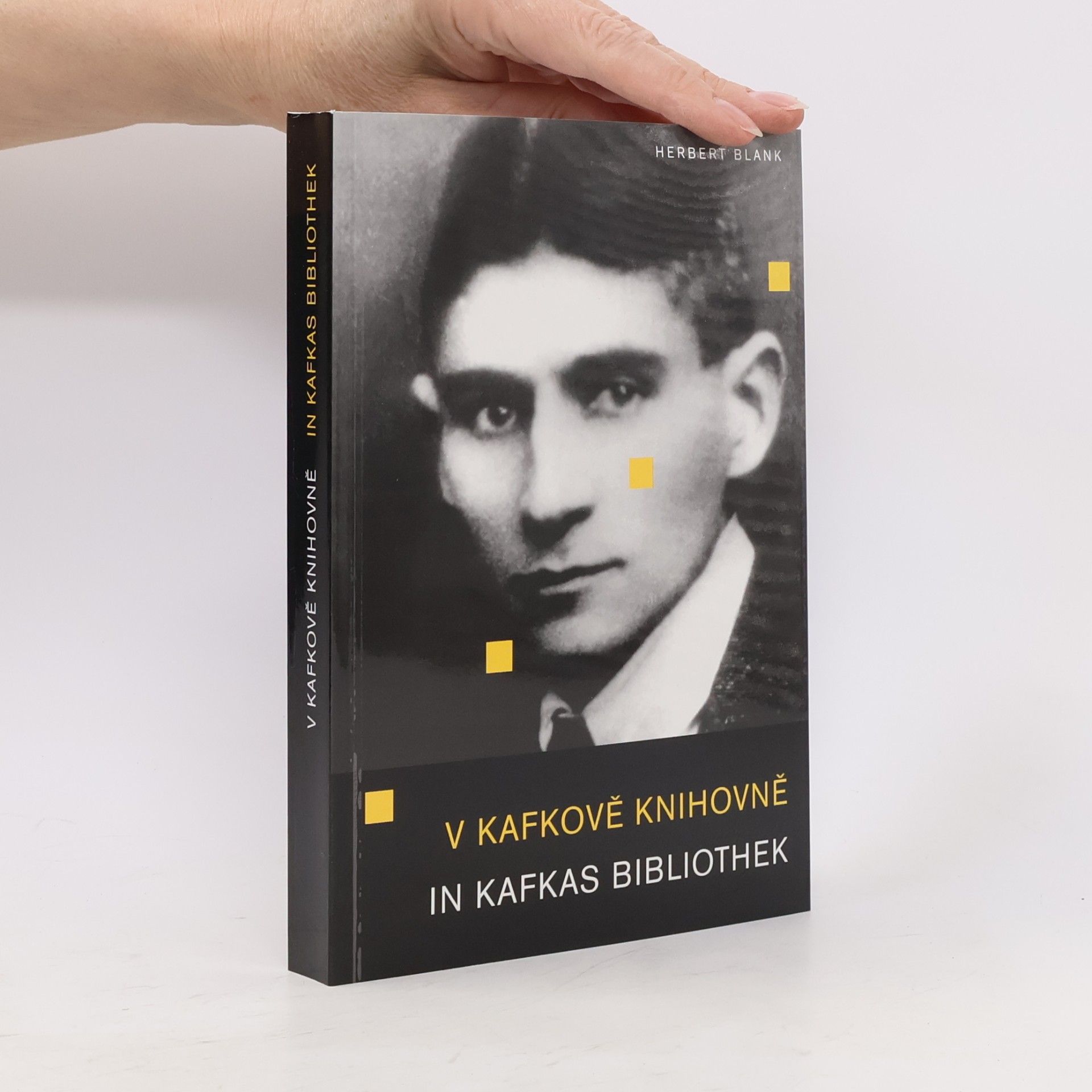 Herbert Blank V Kafkově knihovně. In Kafkas Bibliothek