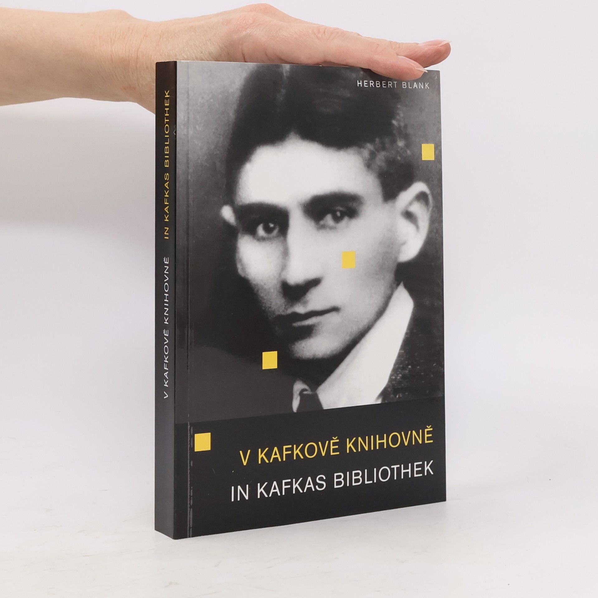 Herbert Blank V Kafkově knihovně. In Kafkas Bibliothek