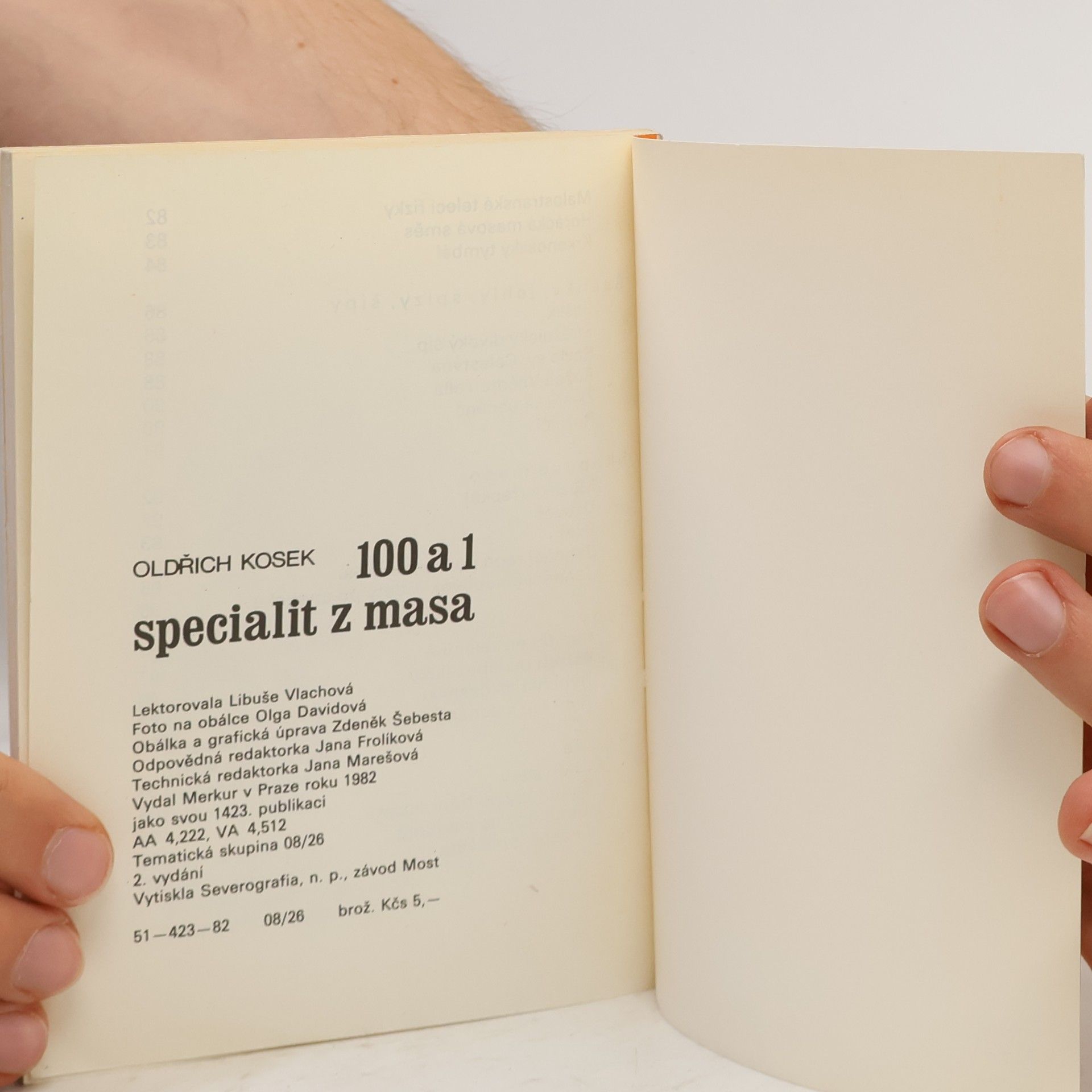 Oldřich Kosek 100 a 1 specialit z masa