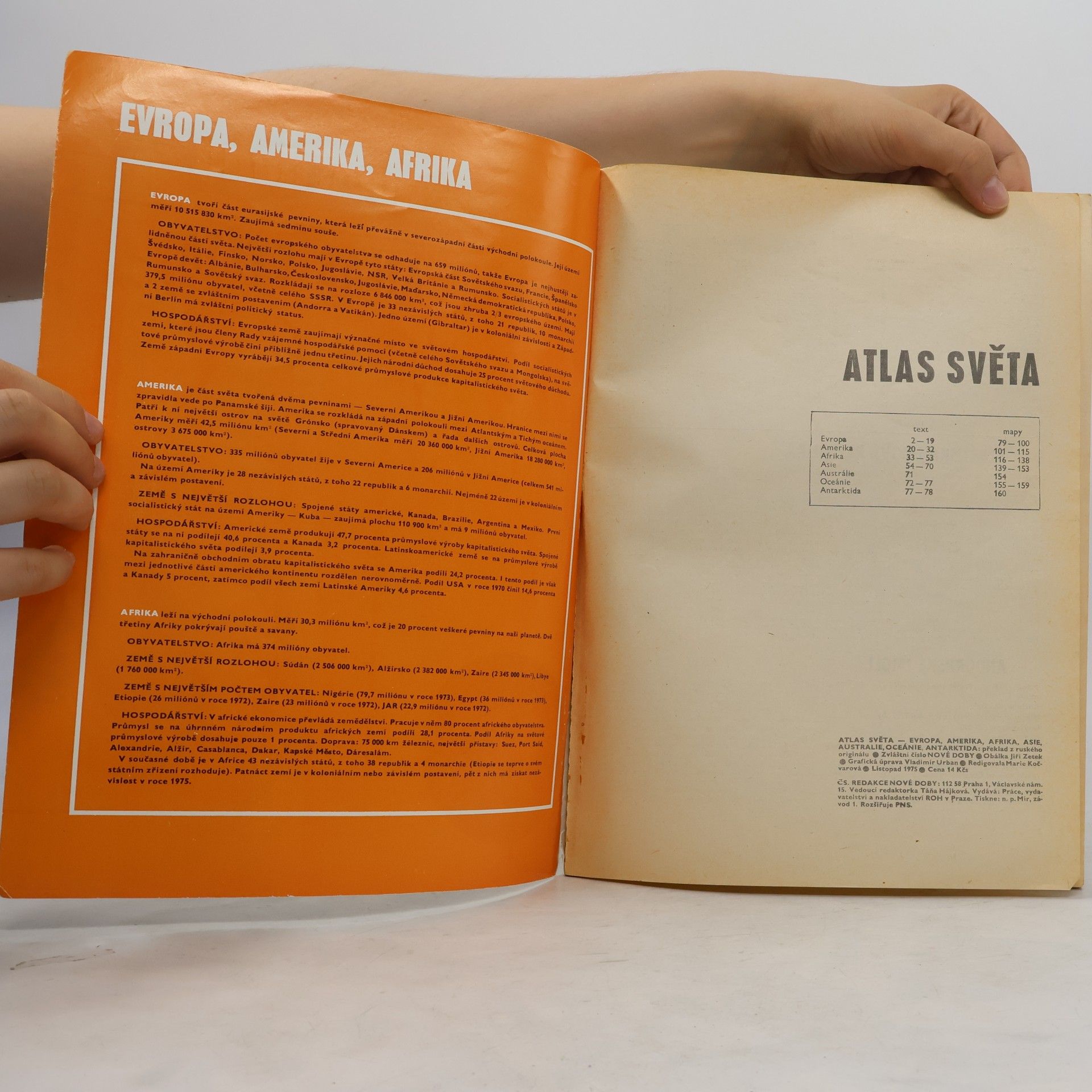 Autorenkollektiv Nová doba. Atlas světa