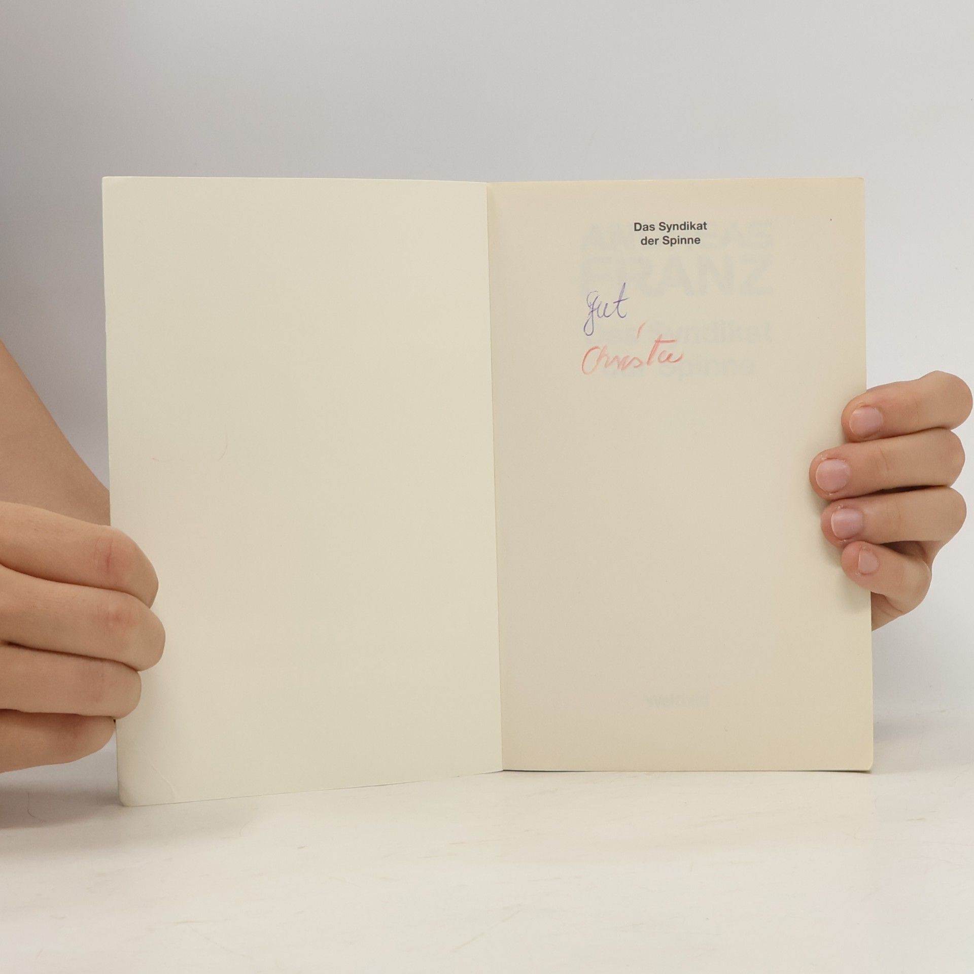 Andreas Franz Das Syndikat der Spinne