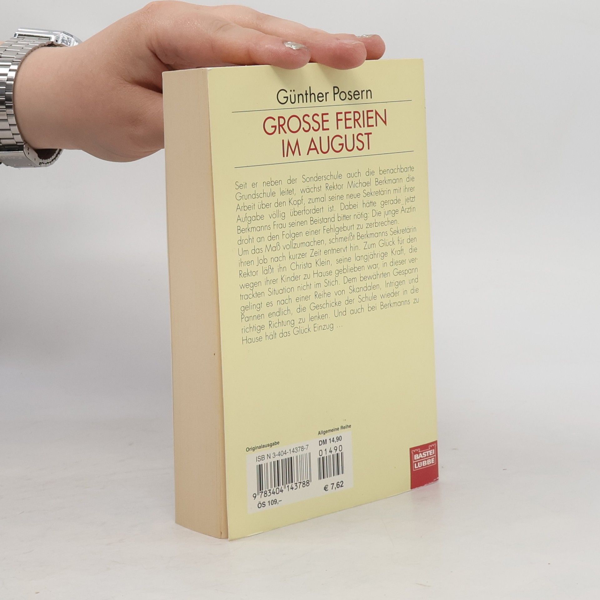 Günther Posern Grosse Ferien im August