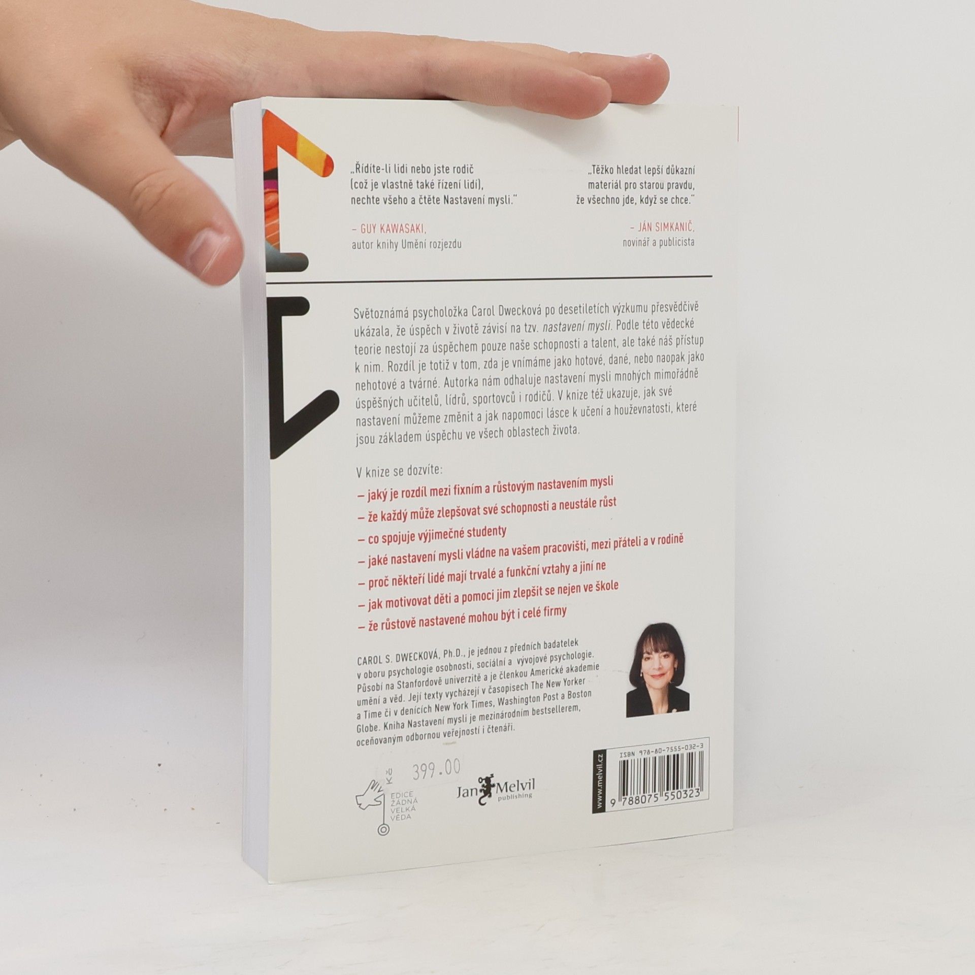 Carol Dweck Nastavení mysli