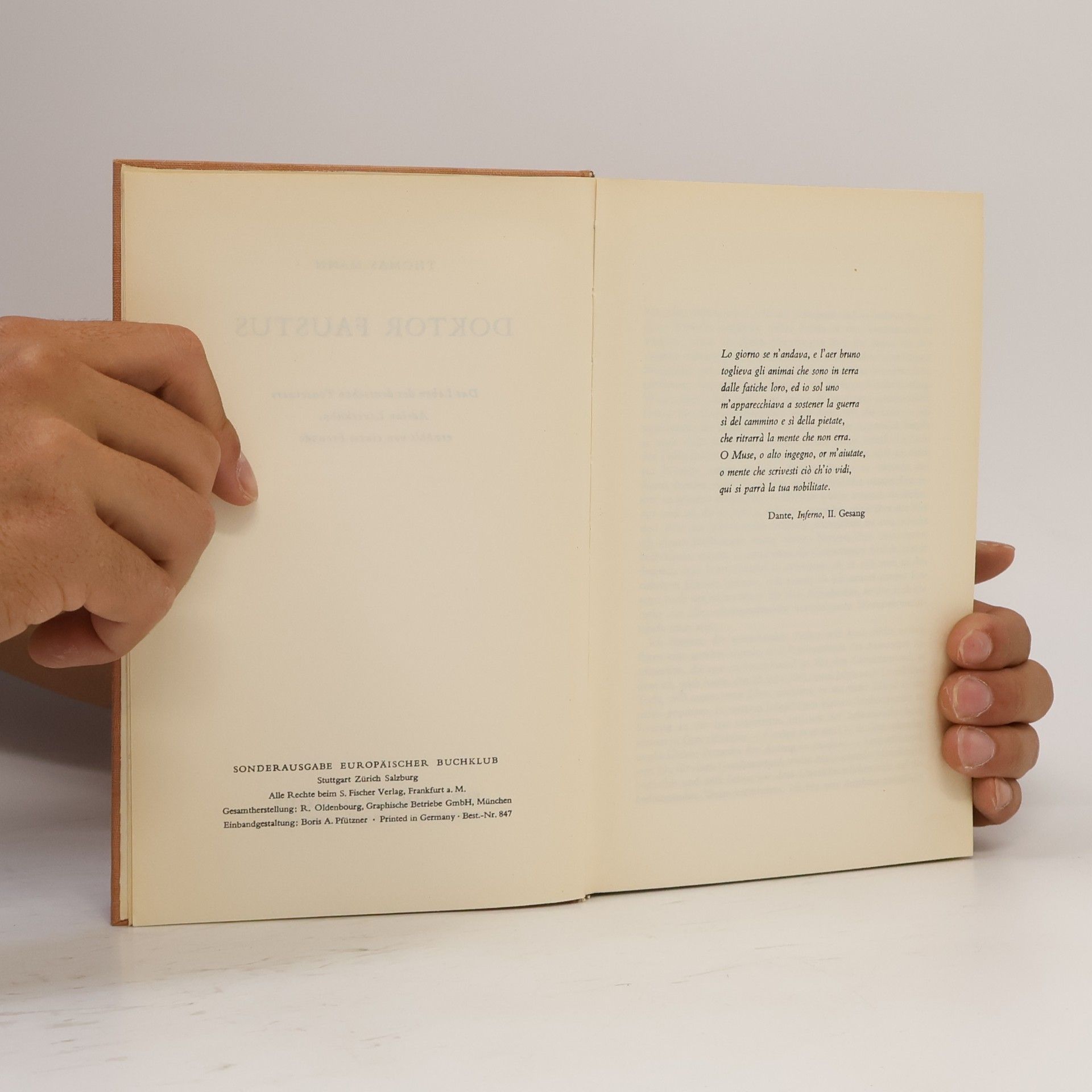 Thomas Mann Doktor Faustus