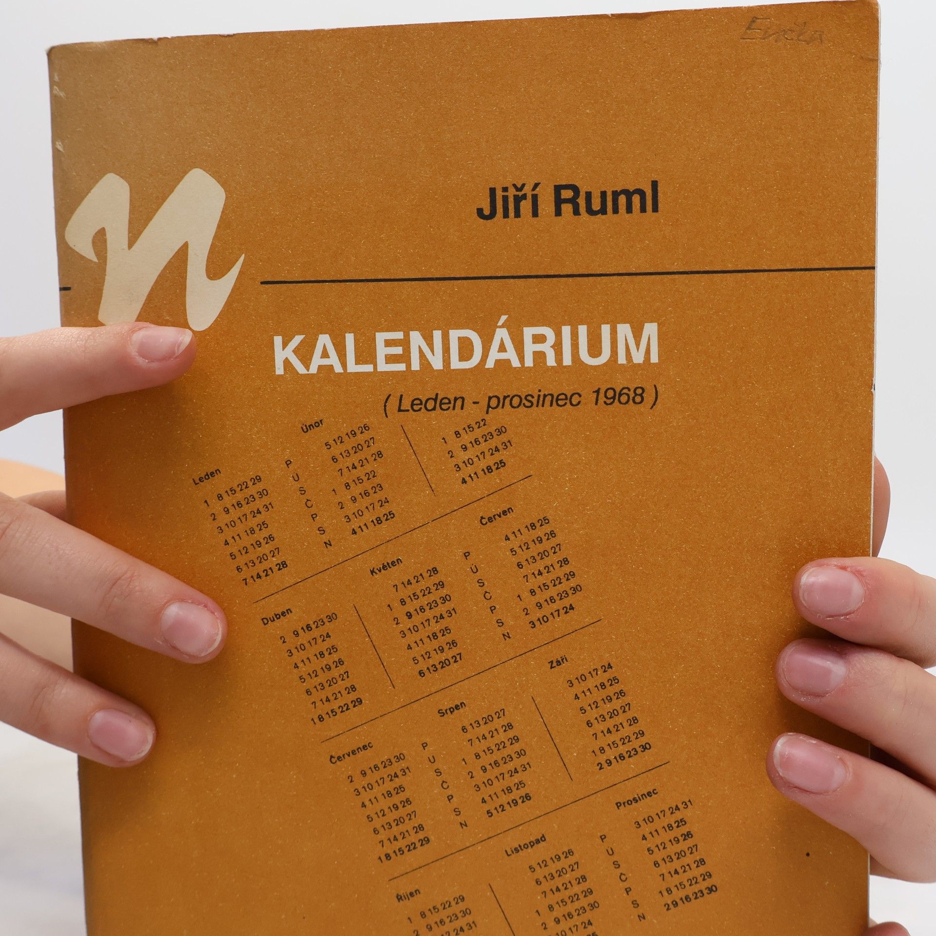 Jiří Ruml Kalendárium. Leden-prosinec 1968