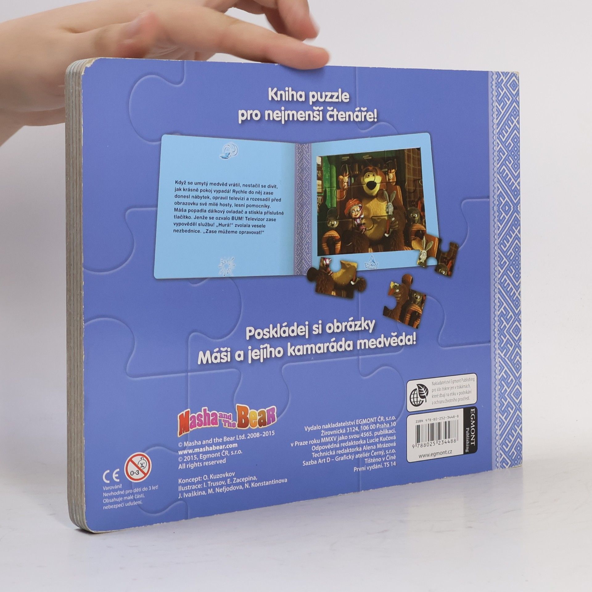 Oleg Kuzovkov Máša a medvěd : kniha puzzle. Šikovní pomocníci