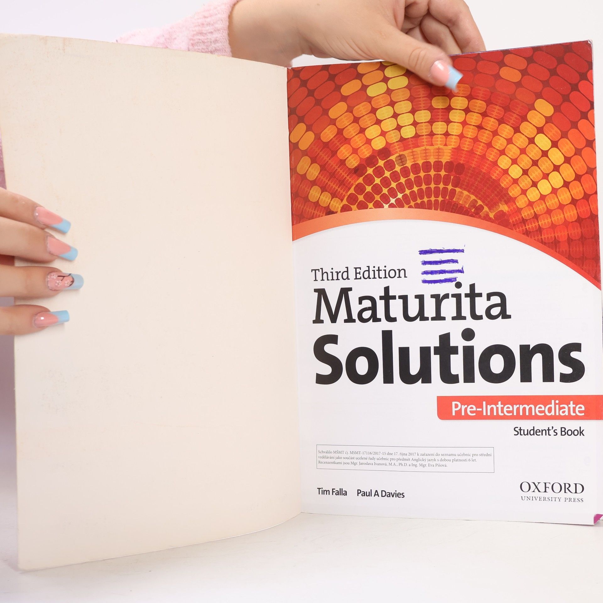 Tim Falla Maturita solutions : third edition. Pre-intermediate. Student's book