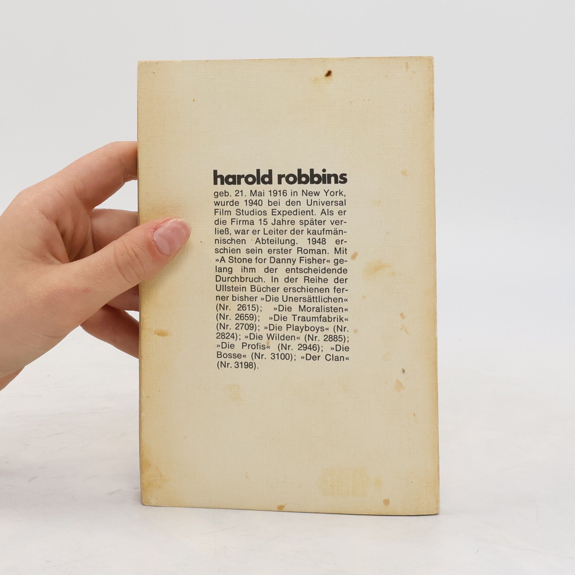 Harold Robbins Die manager