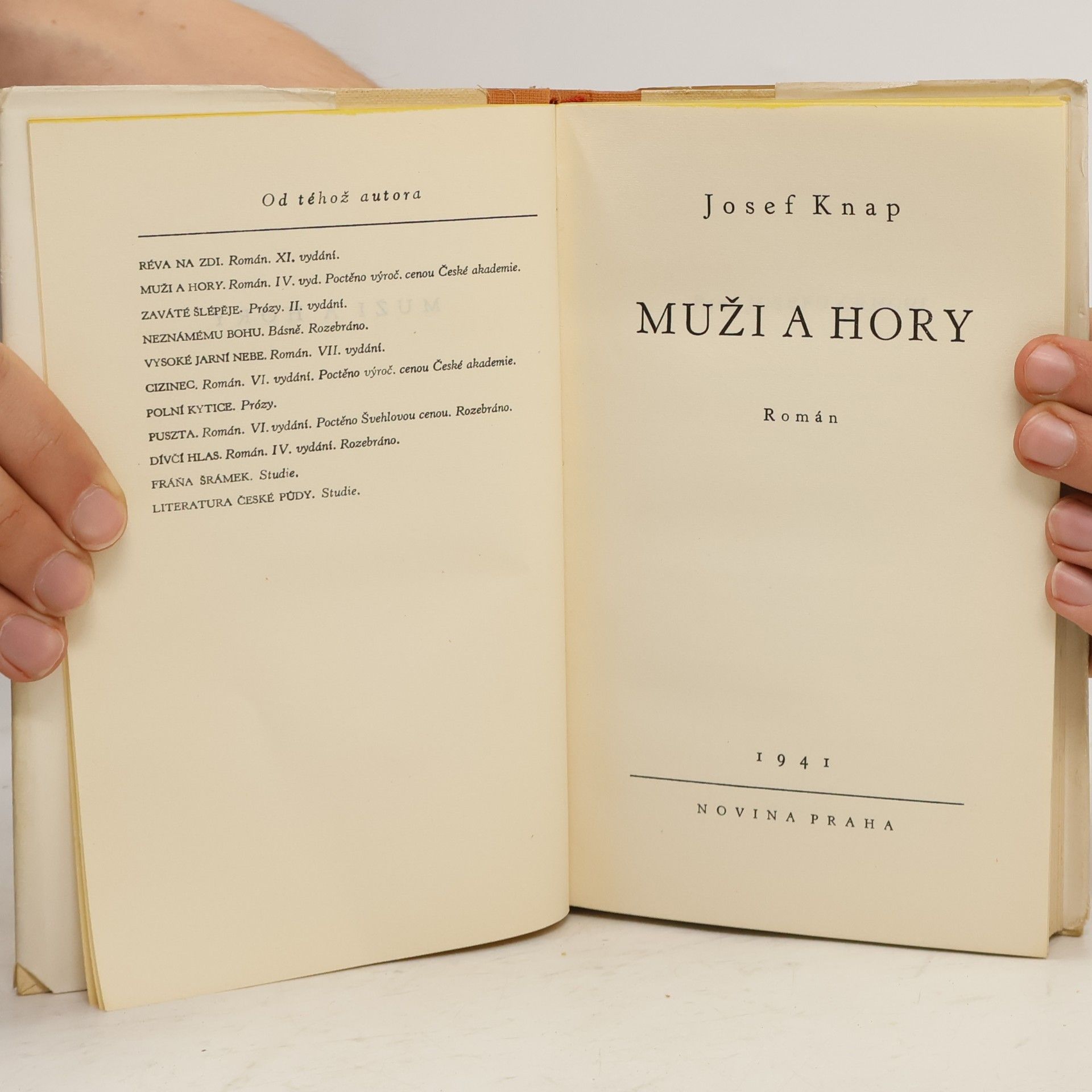 Josef Knap Muži a hory