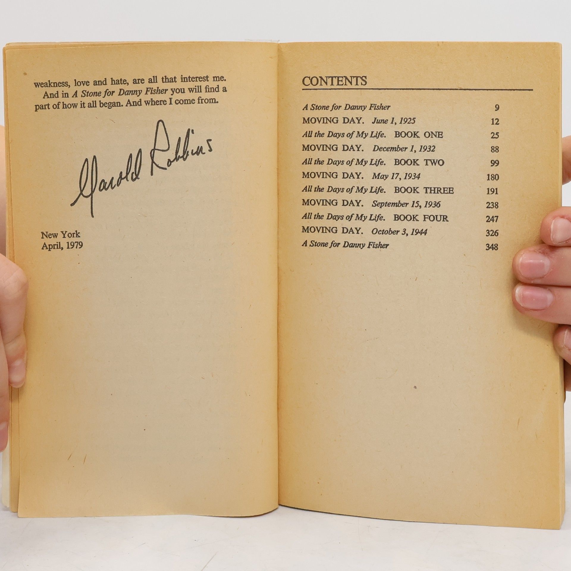 Harold Robbins A Stone for Danny Fisher