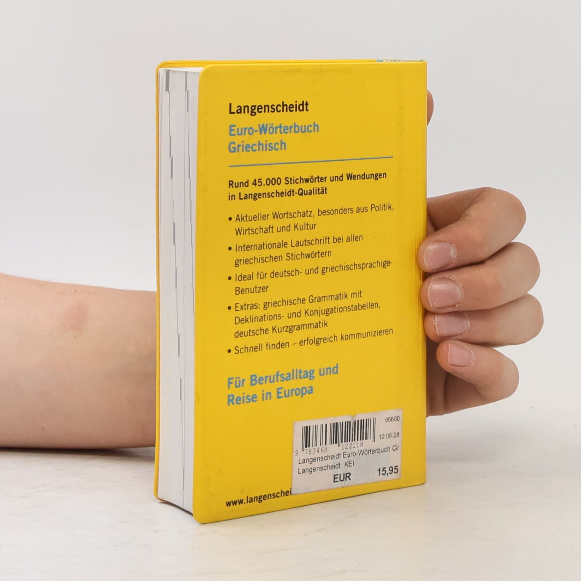 Autorenkollektiv Langenscheidt, Euro-Wörterbuch Griechisch