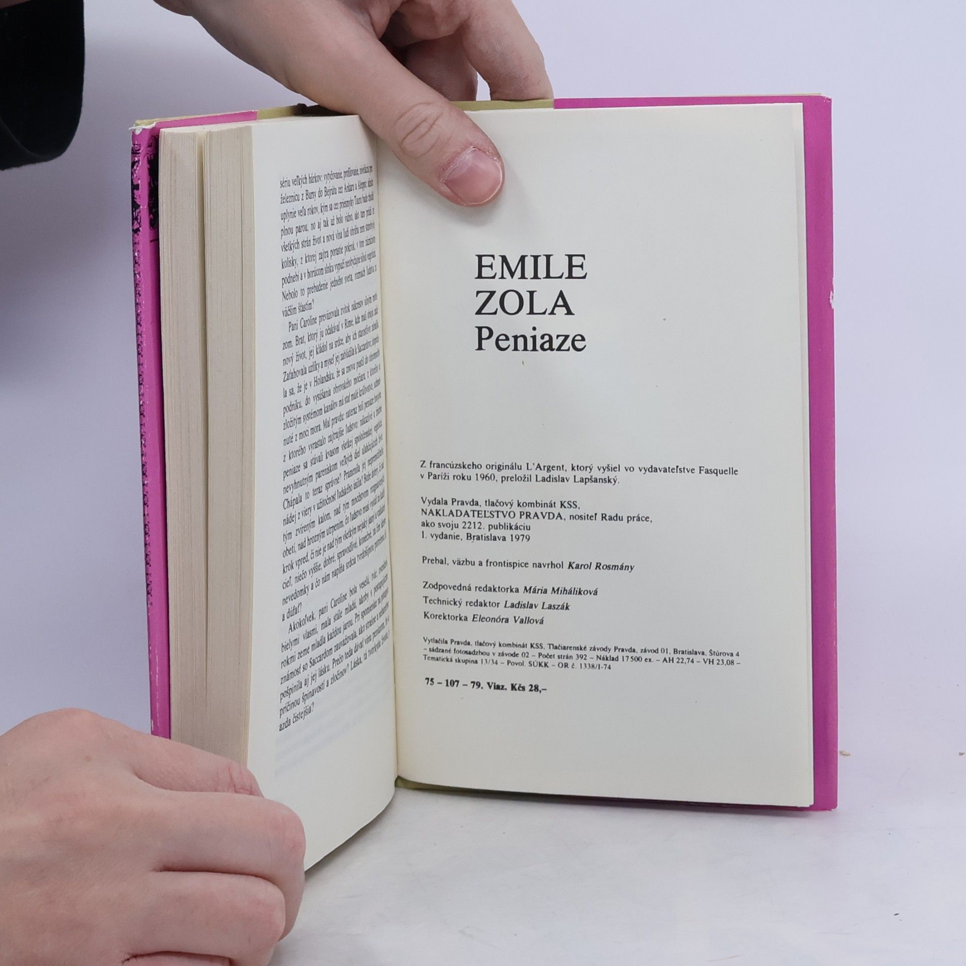 Émile Zola Peniaze