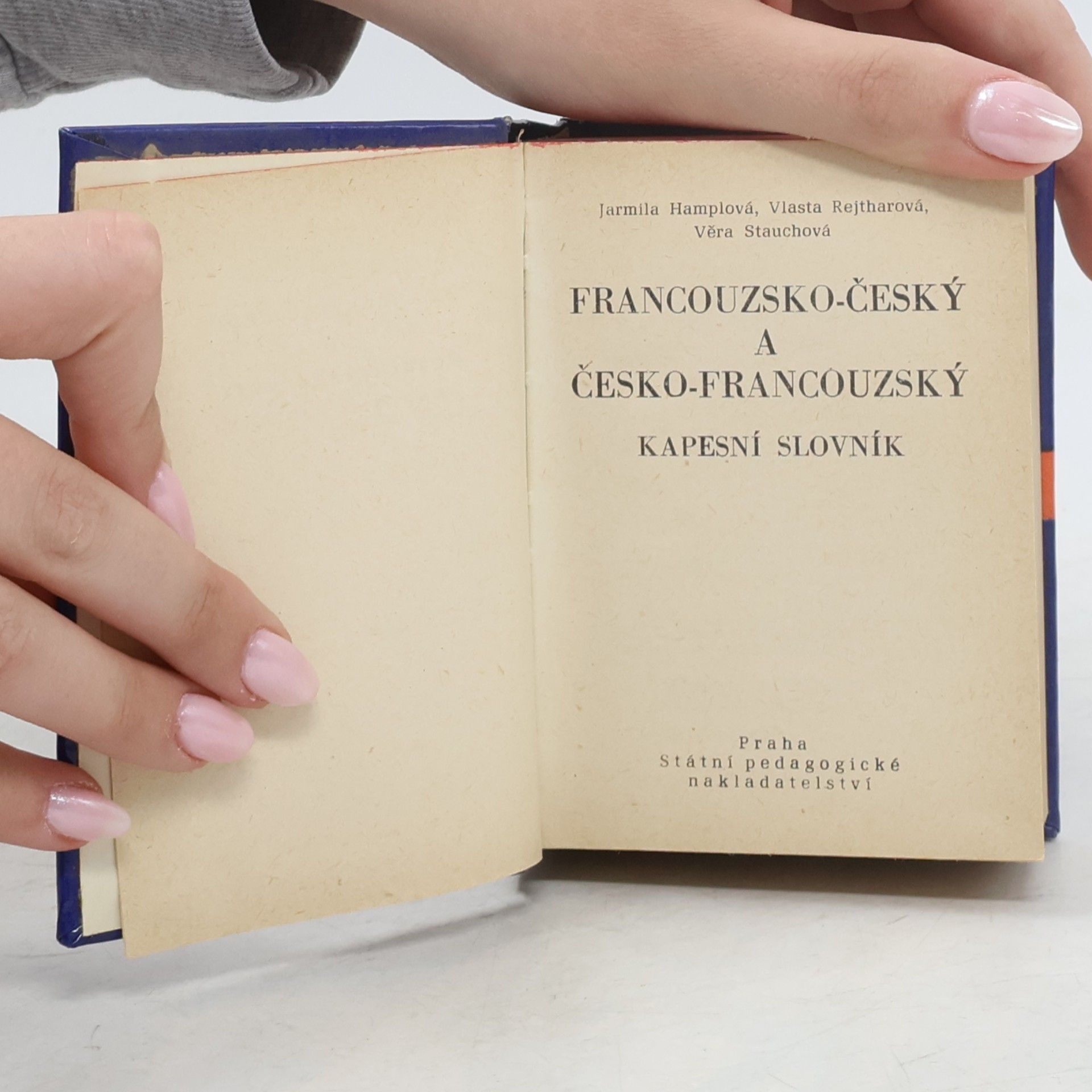 Jarmila Šusterová Hamplová Francouzsko-český a česko-francouzský kapesní slovník