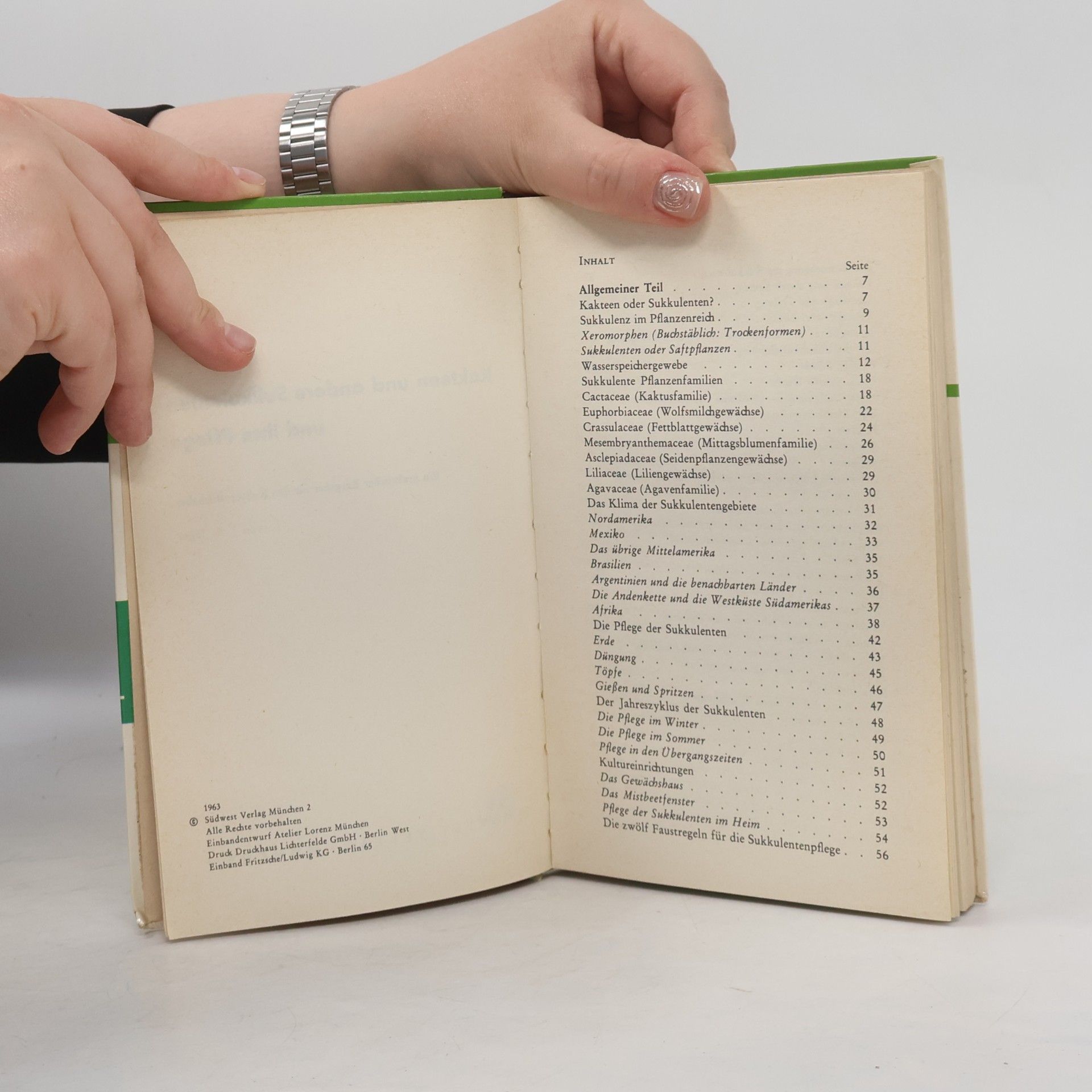 Various authors Kakteen und wie man sie pflegt