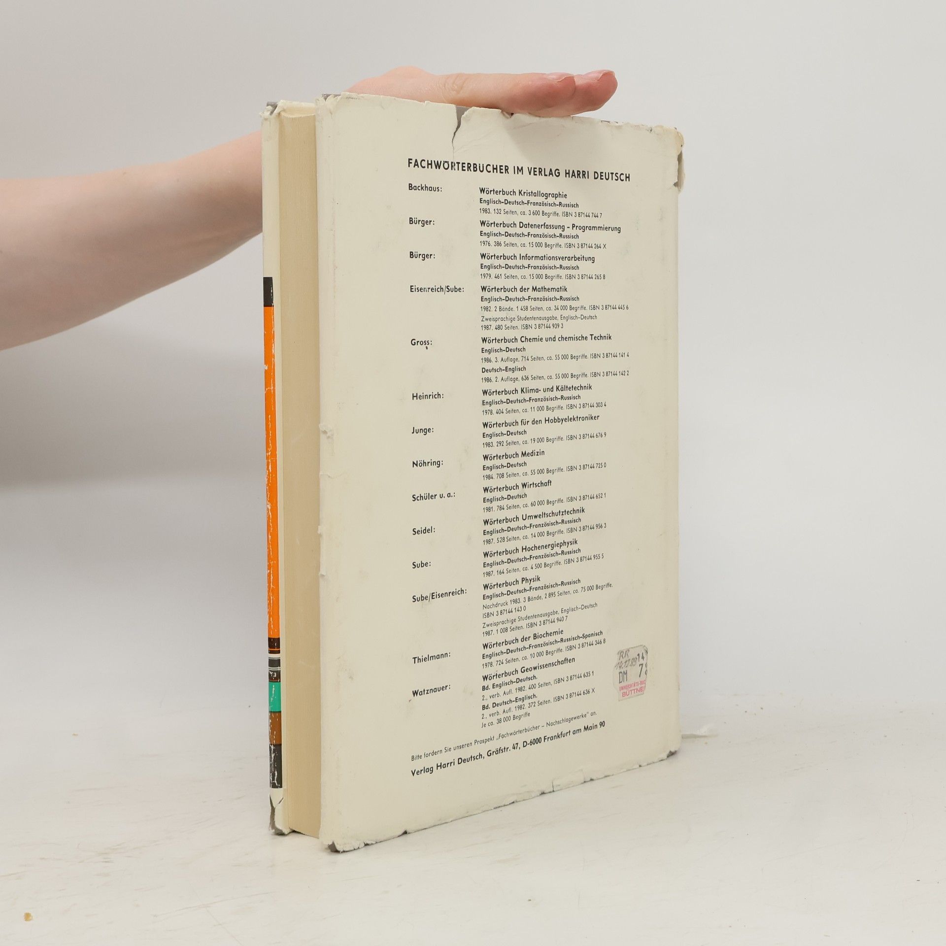 Egon Seidel Wörterbuch Umweltschutztechnik