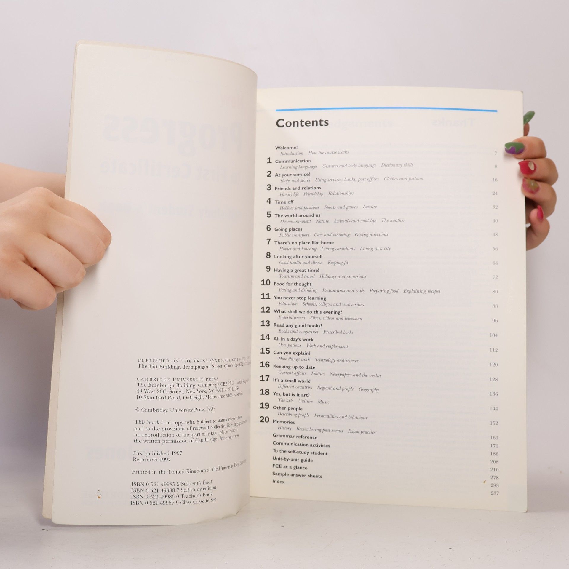 Leo Jones New Progress to First Certificate. Self-Study Student's Book