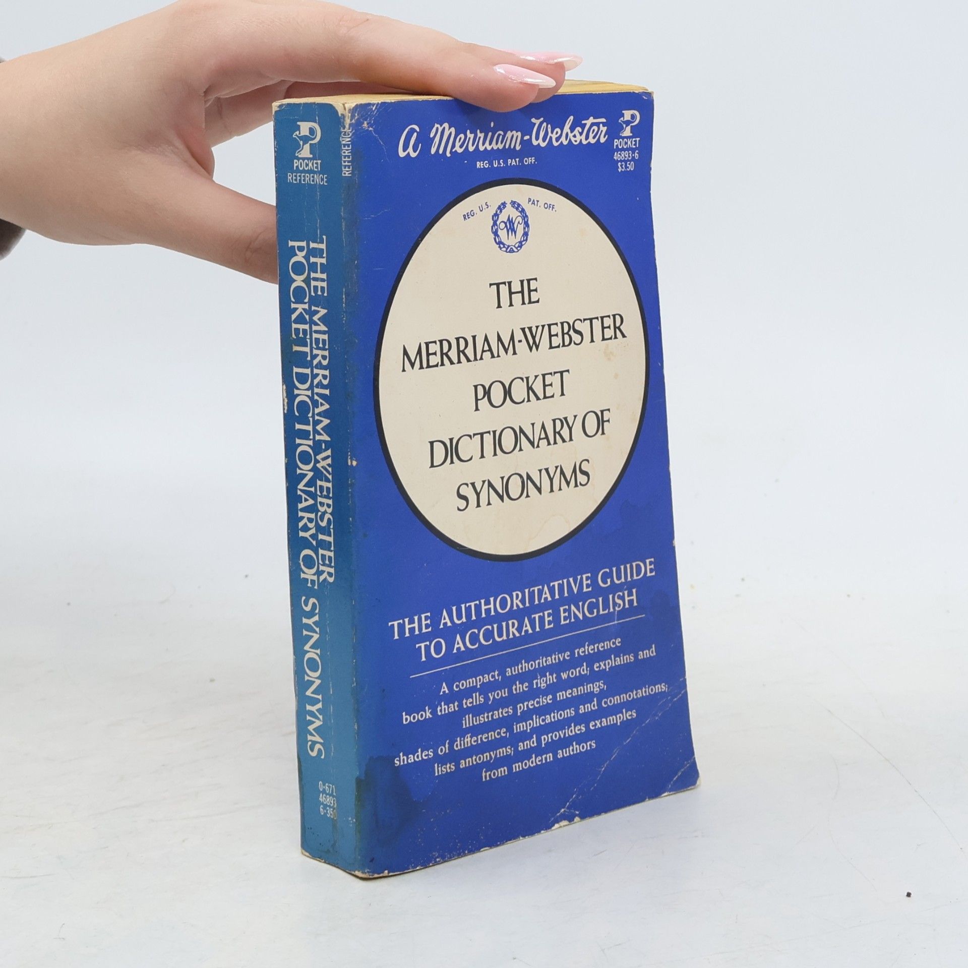 Merriam-Webster, Inc The Merriam-Webster Pocket Dictionary of Synonyms