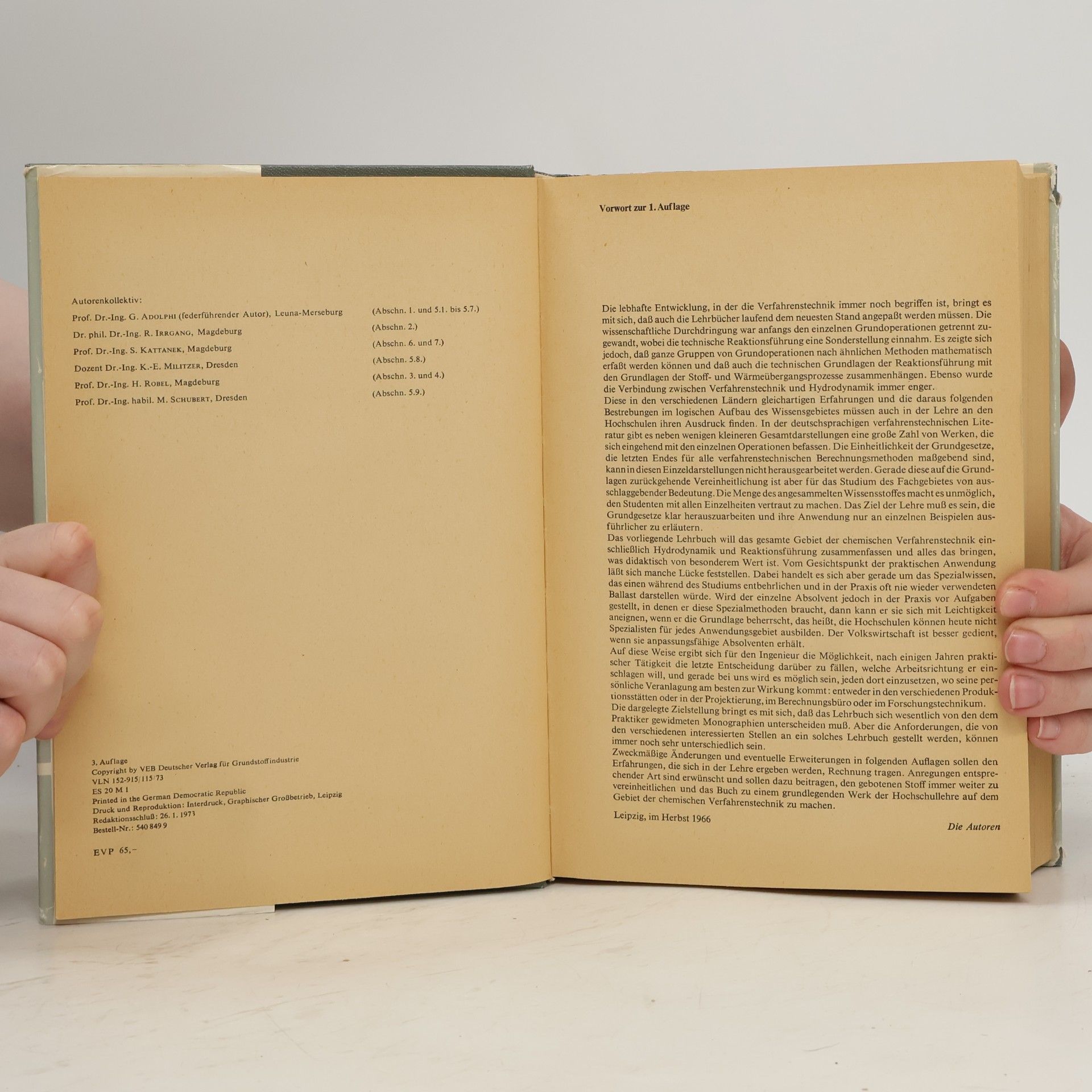 G Adolphi Lehrbuch der chemischen Verfahrenstechnik