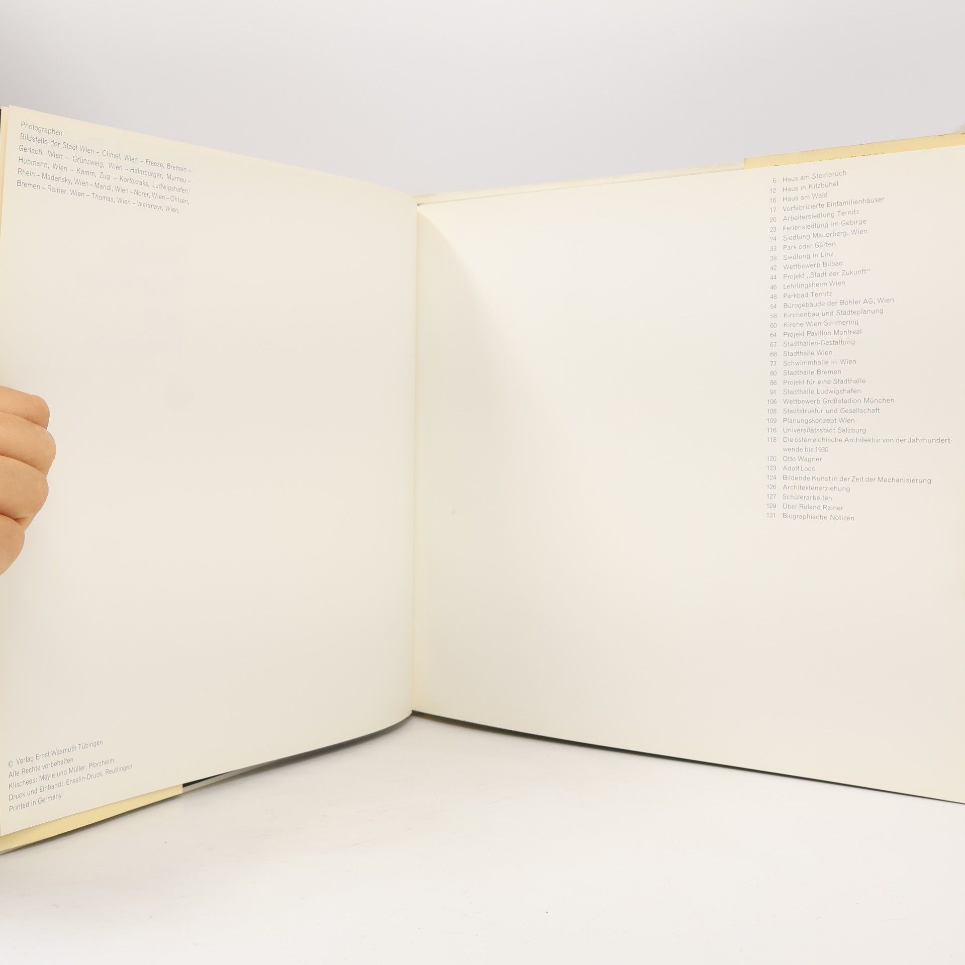 Roland Rainer (Architecte, Autriche) Bauten Schriften und Projekte