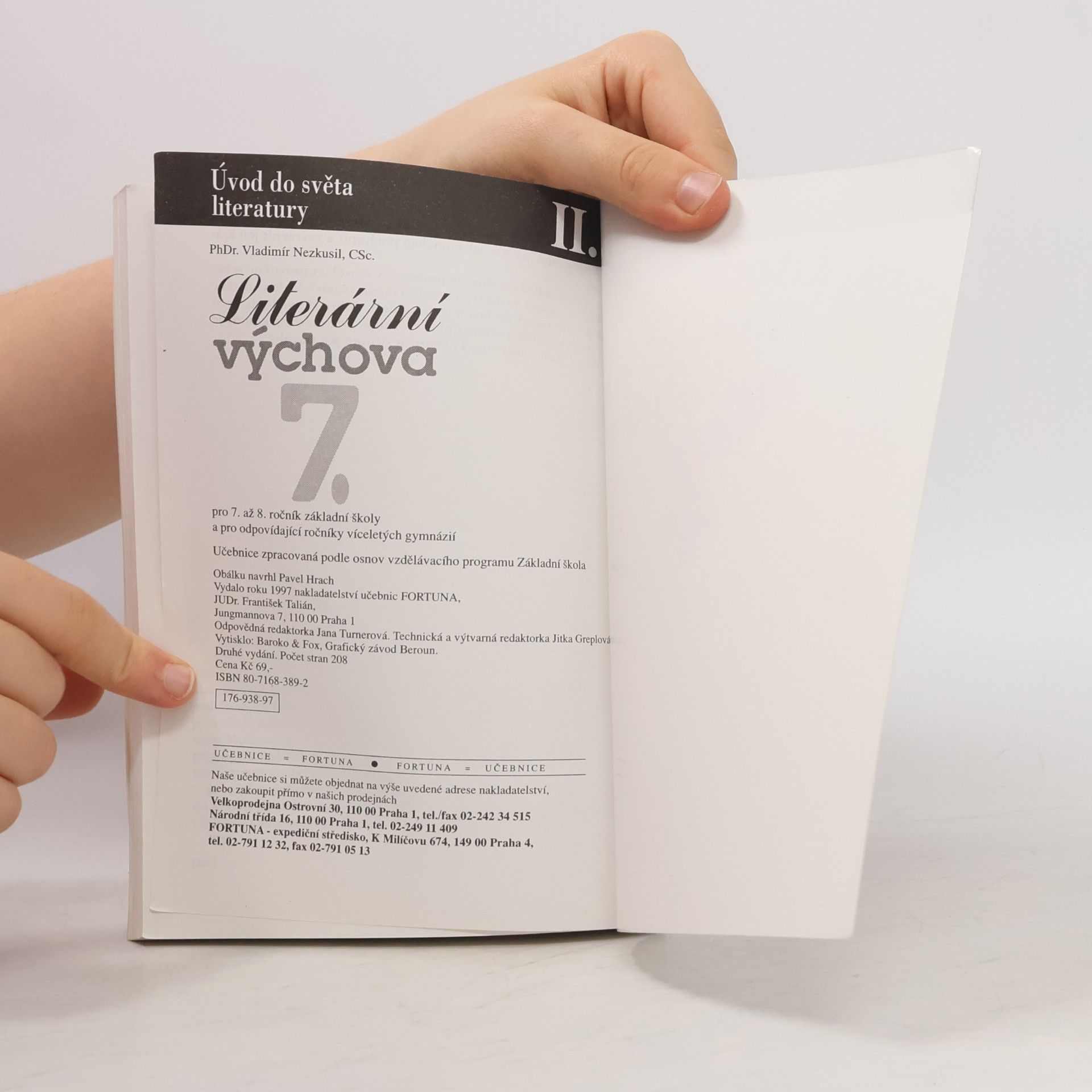 Vladimír Nezkusil Literární výchova pro 7. ročník základní školy 2. díl