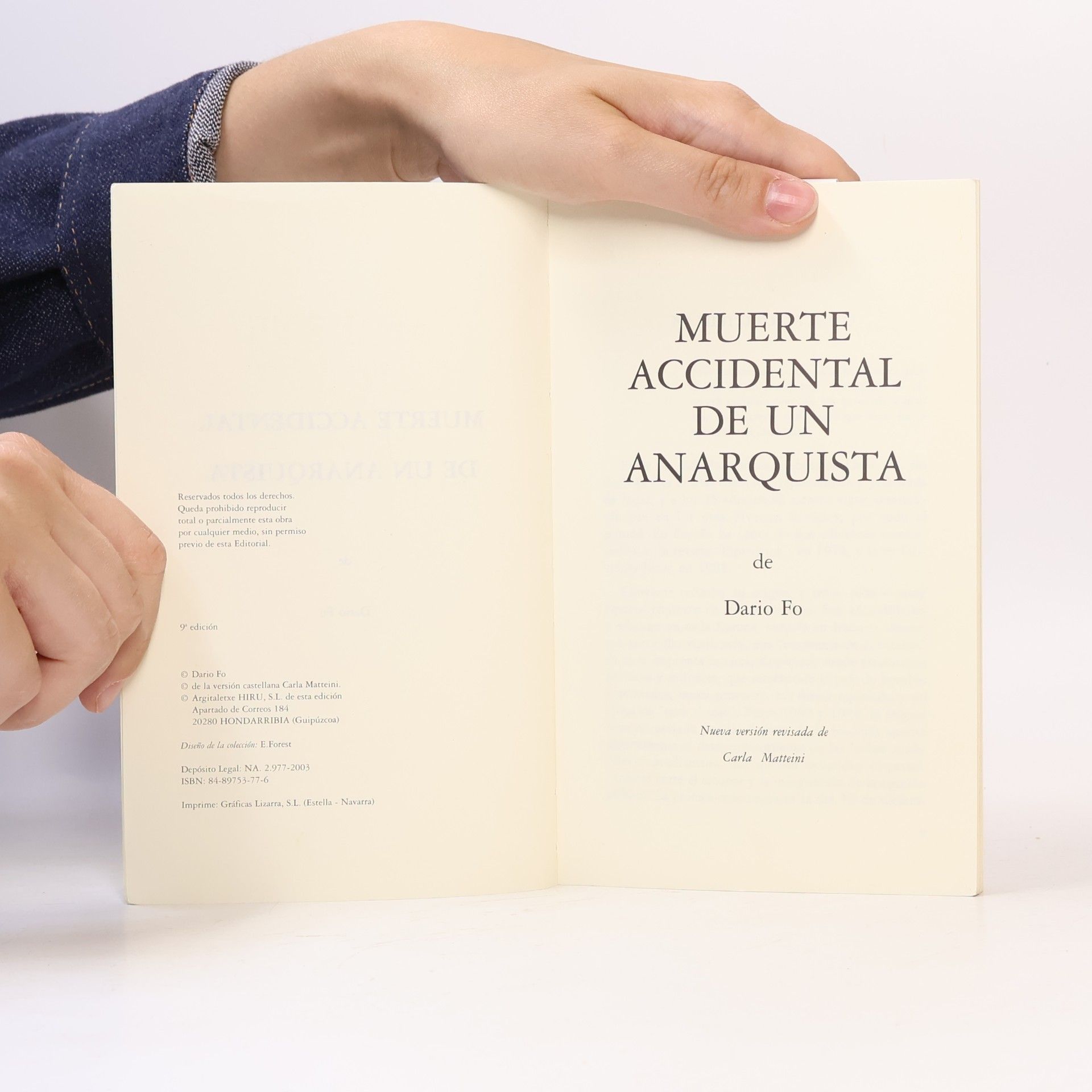 Dario Fo Las otras voces - 7: Muerte accidental de un anarquista