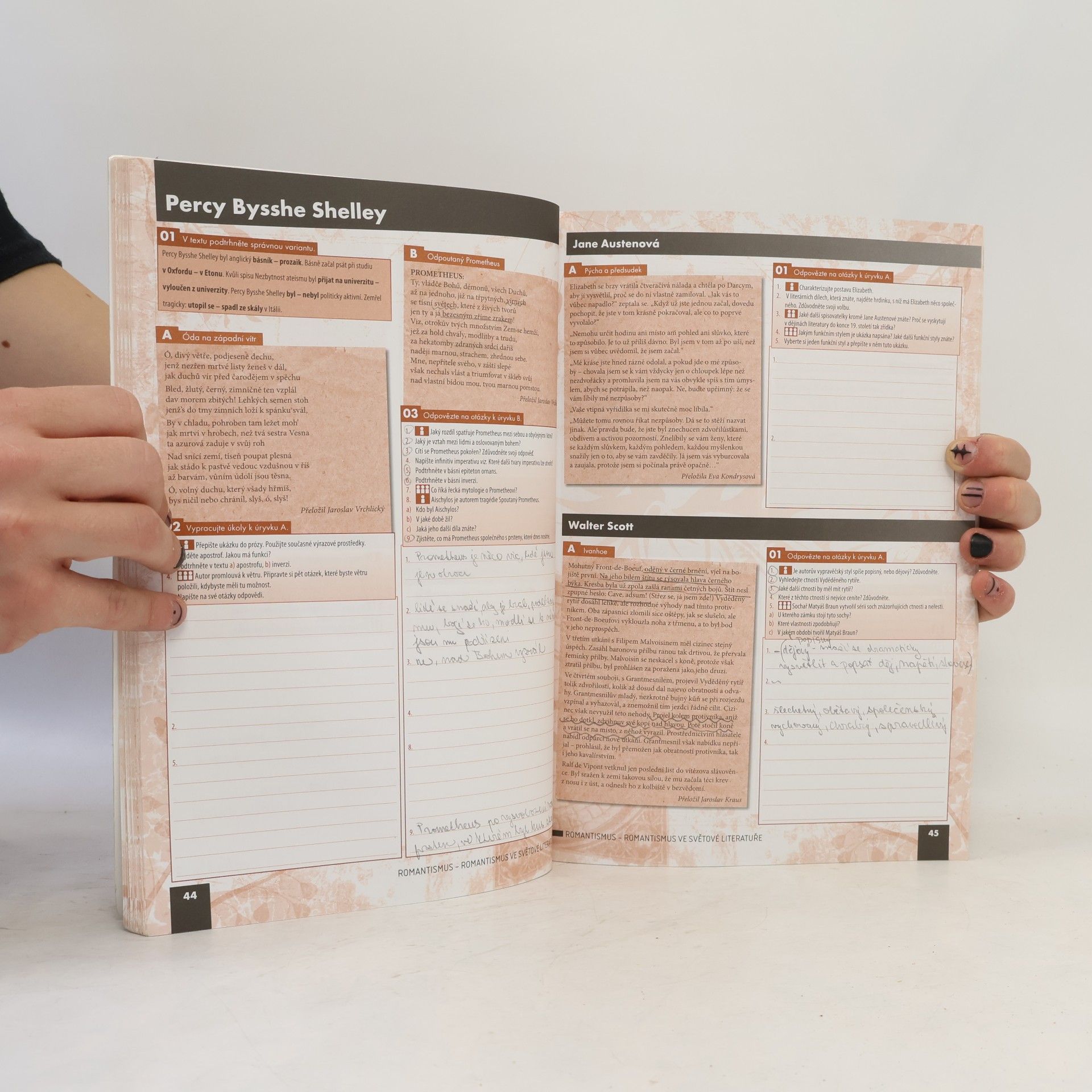 Various authors Literatura pro 2. ročník středních škol. Pracovní sešit