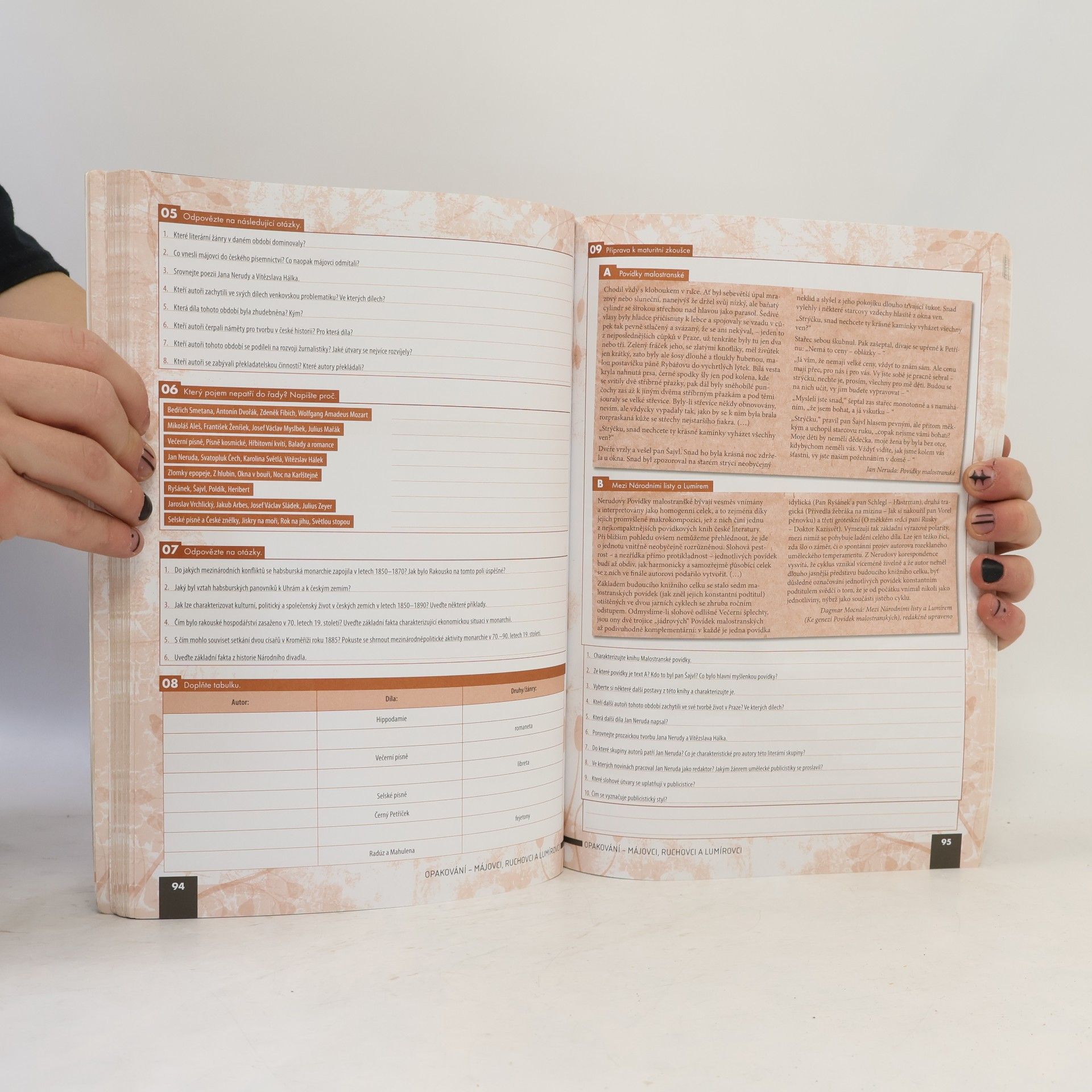 Various authors Literatura pro 2. ročník středních škol. Pracovní sešit