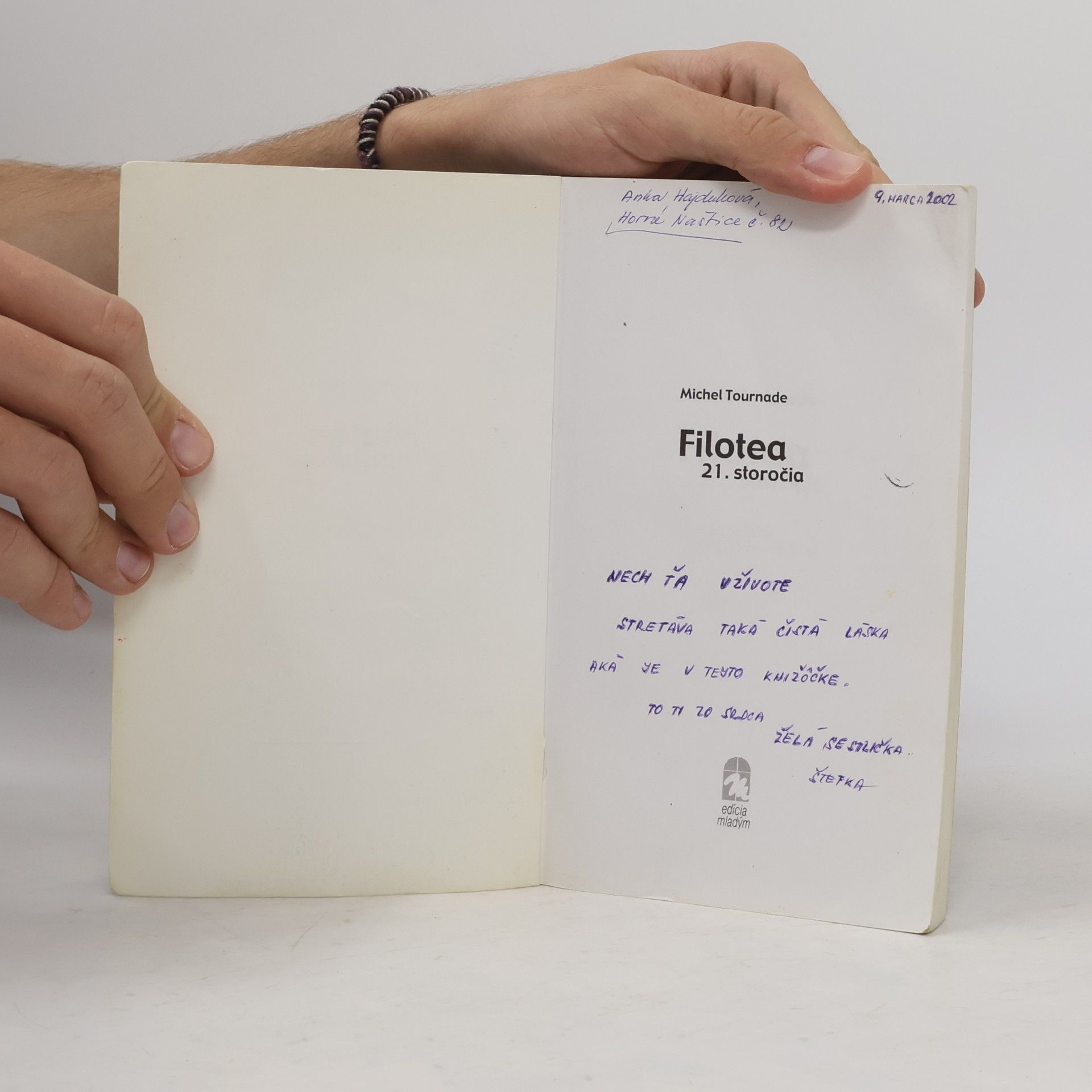Michel Tournade Filotea 21. storočia