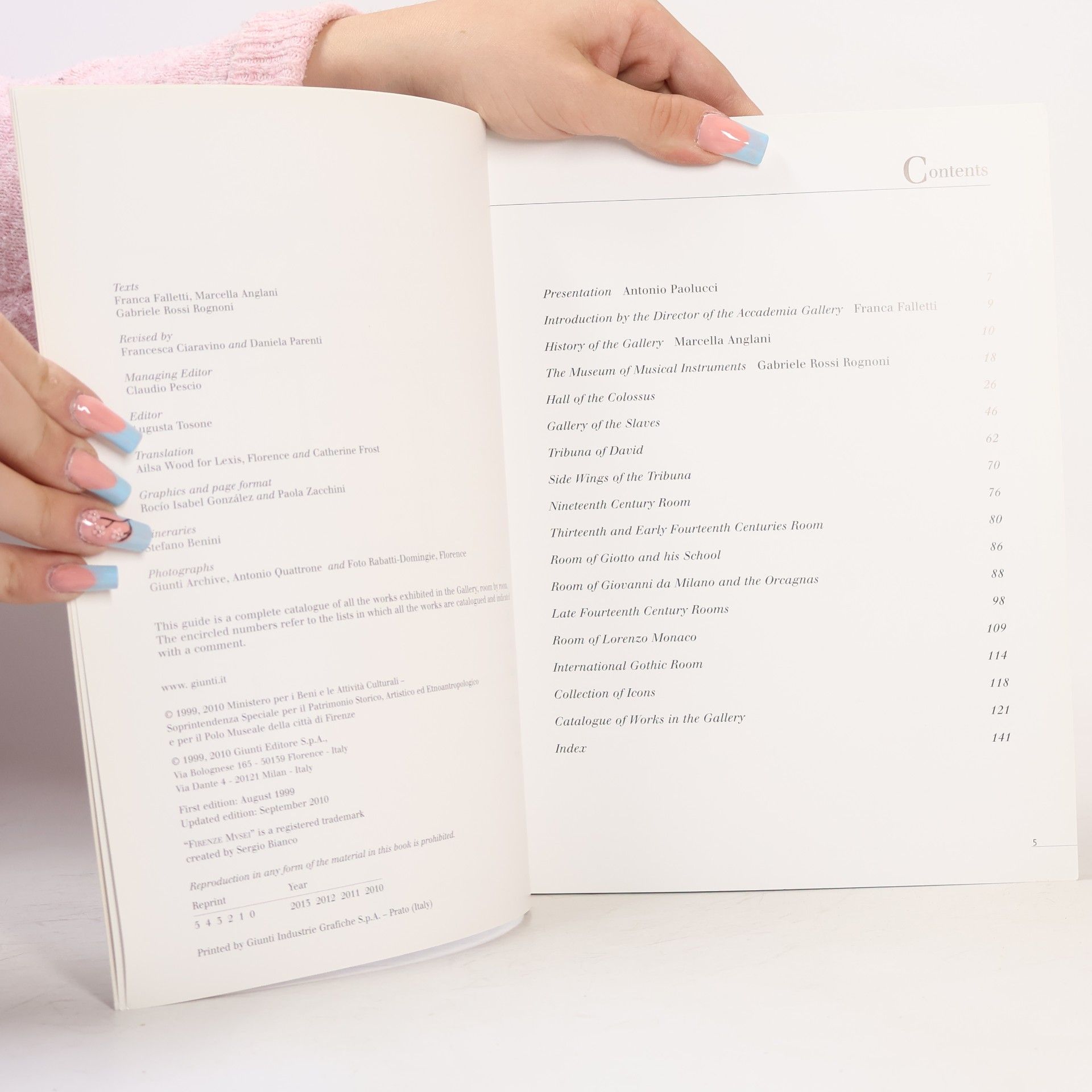 Franca Falletti Accademia Gallery. The Official Guide