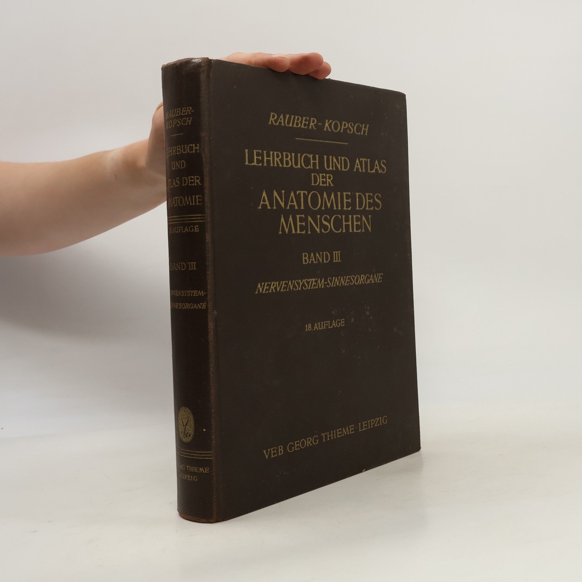 Lehrbuch und Atlas der Anatomie des Menschen (Band III)