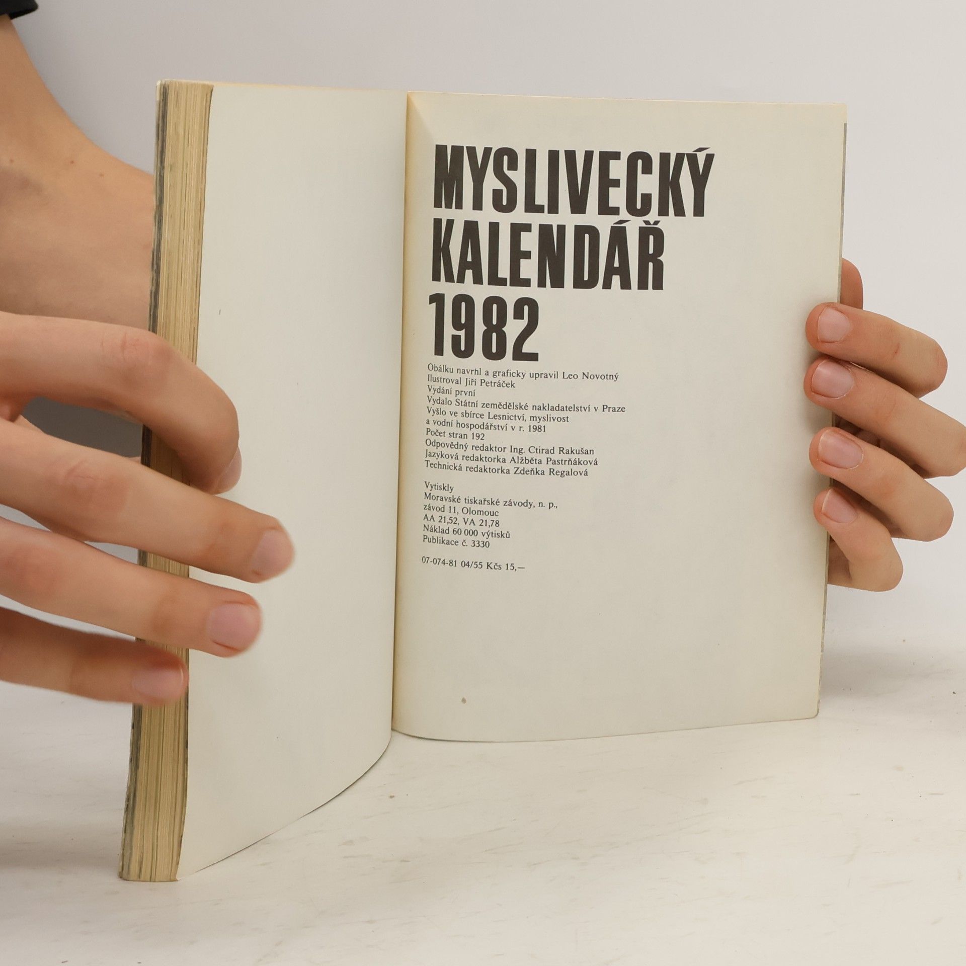 Various authors Myslivecký kalendář 1982