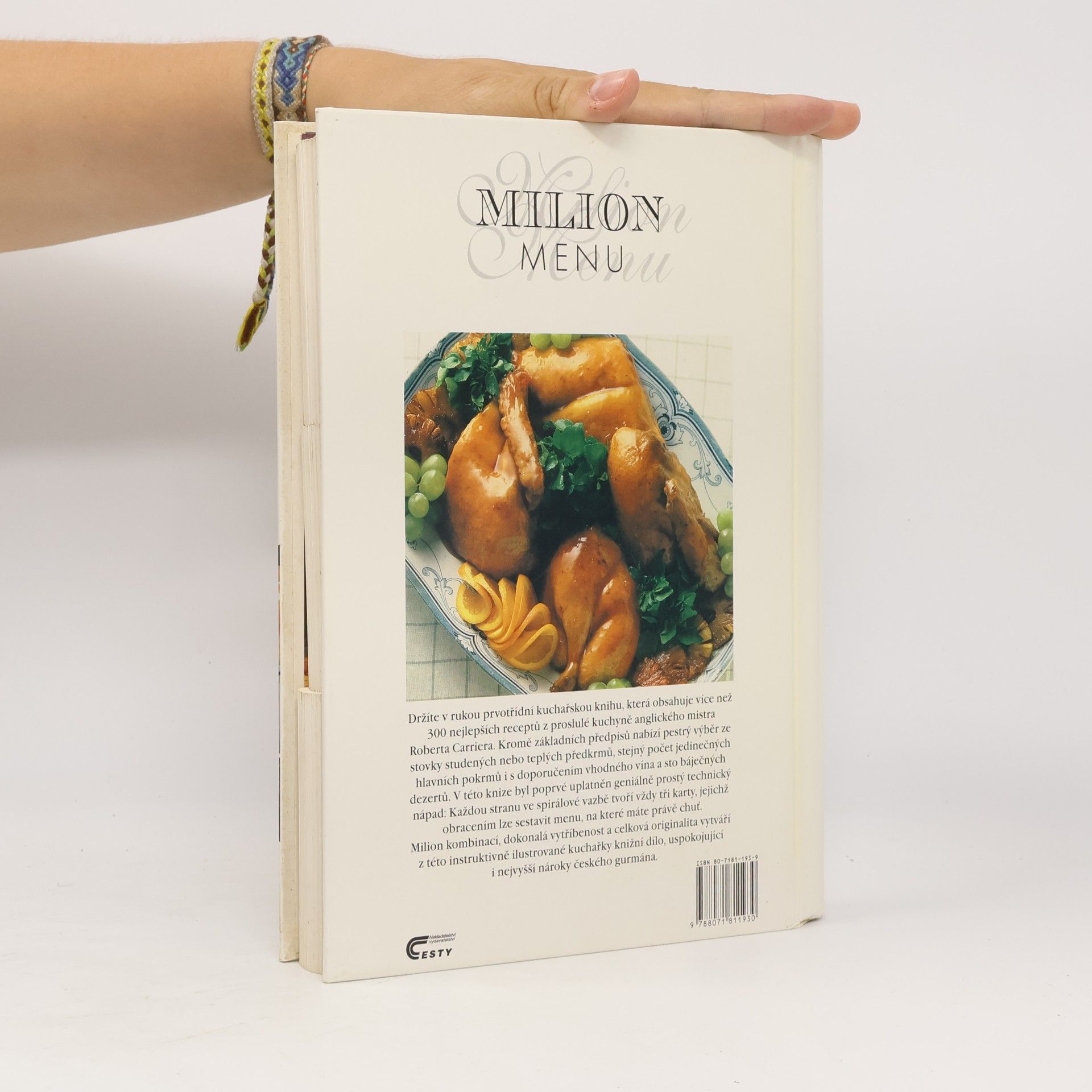 Robert Carrier Milion menu